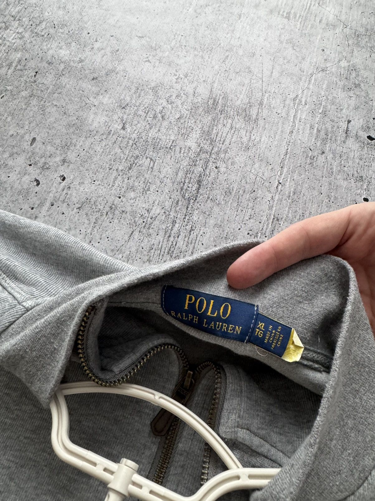 Polo Ralph Lauren Polo Ralph Lauren Sweater 1/3 Zip Knitwear Luxury Gray Sz L Size US L / EU 52-54 / 3 - 6 Thumbnail