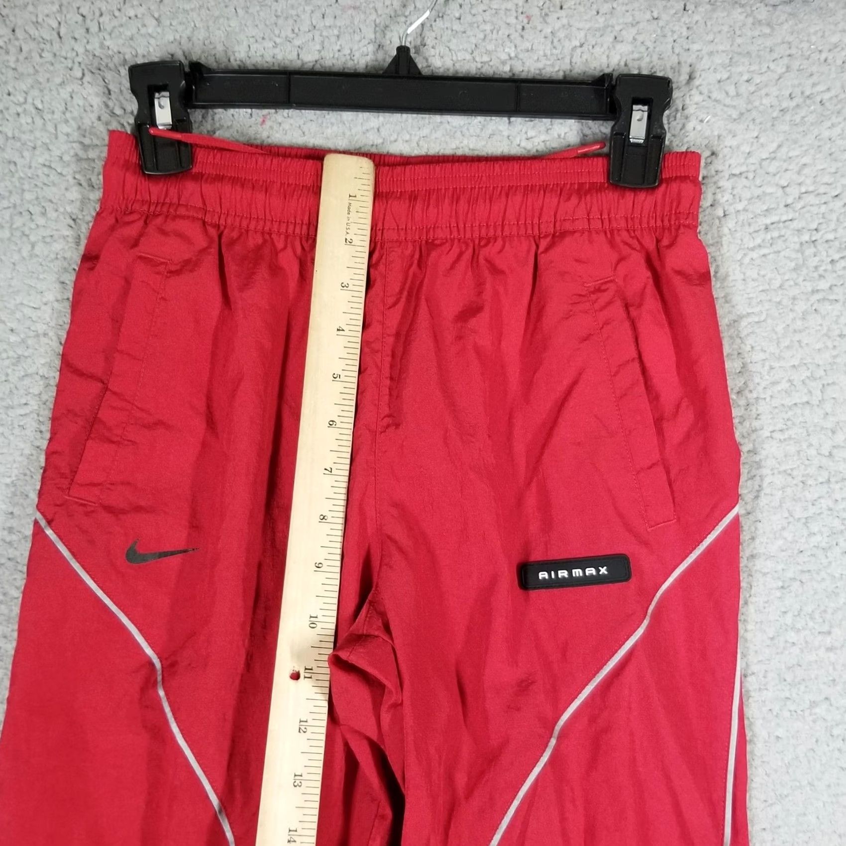 Nike Nike Air Max Pants Boys M Red FD3156-636 Nylon Windbreaker Track Athletic Size US 31 - 7 Thumbnail
