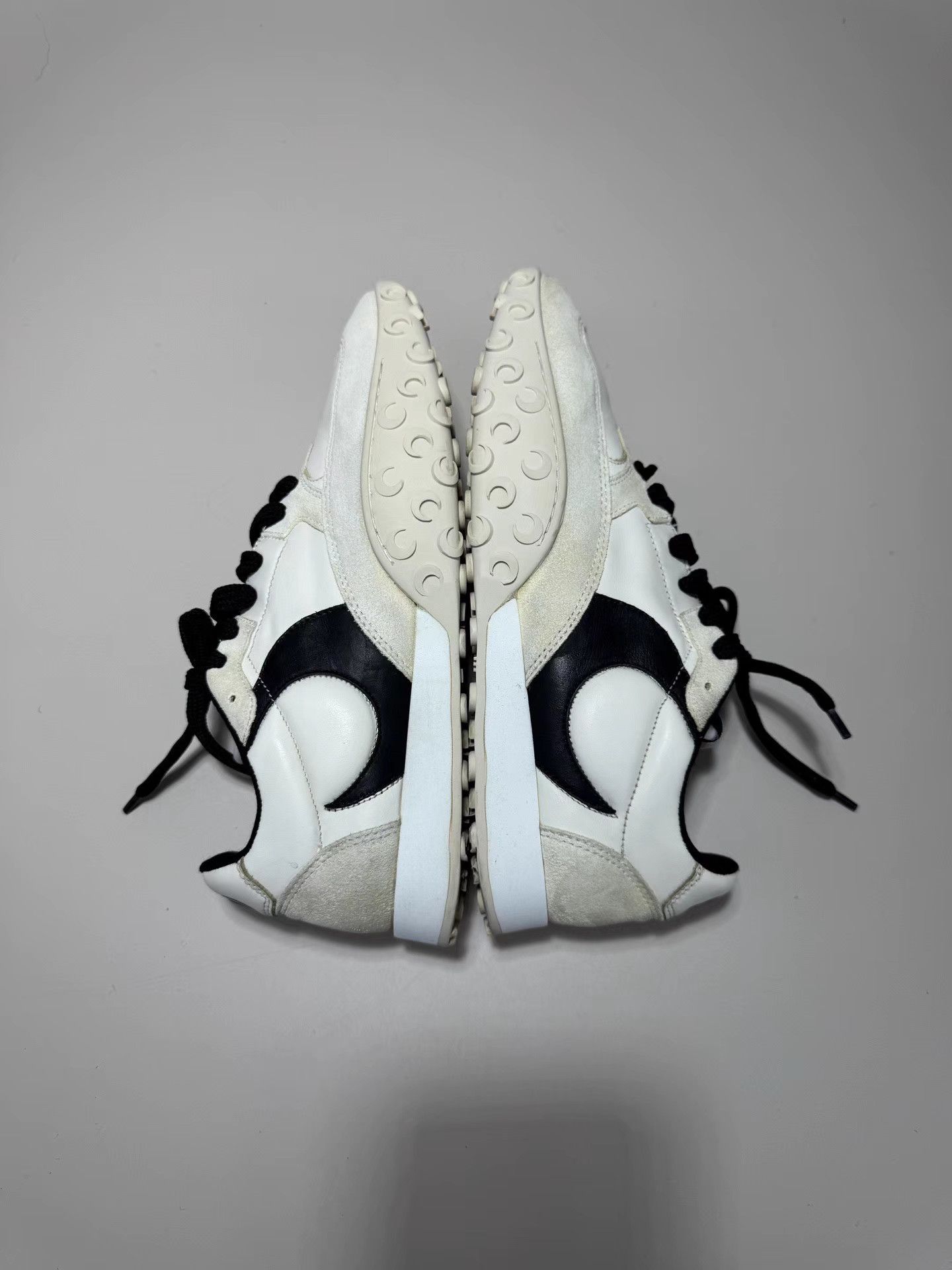 Marine Serre MARINE SERRE Black & White Moon Sneakers Size US 8 / EU 41 - 6 Thumbnail