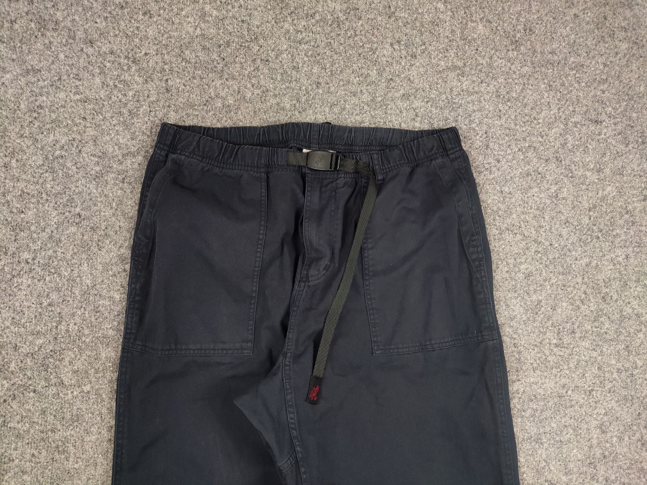Gramicci Gramicci Japanese Design Dark Blue Canvas Cropped Pants Size US 34 / EU 50 - 7 Thumbnail