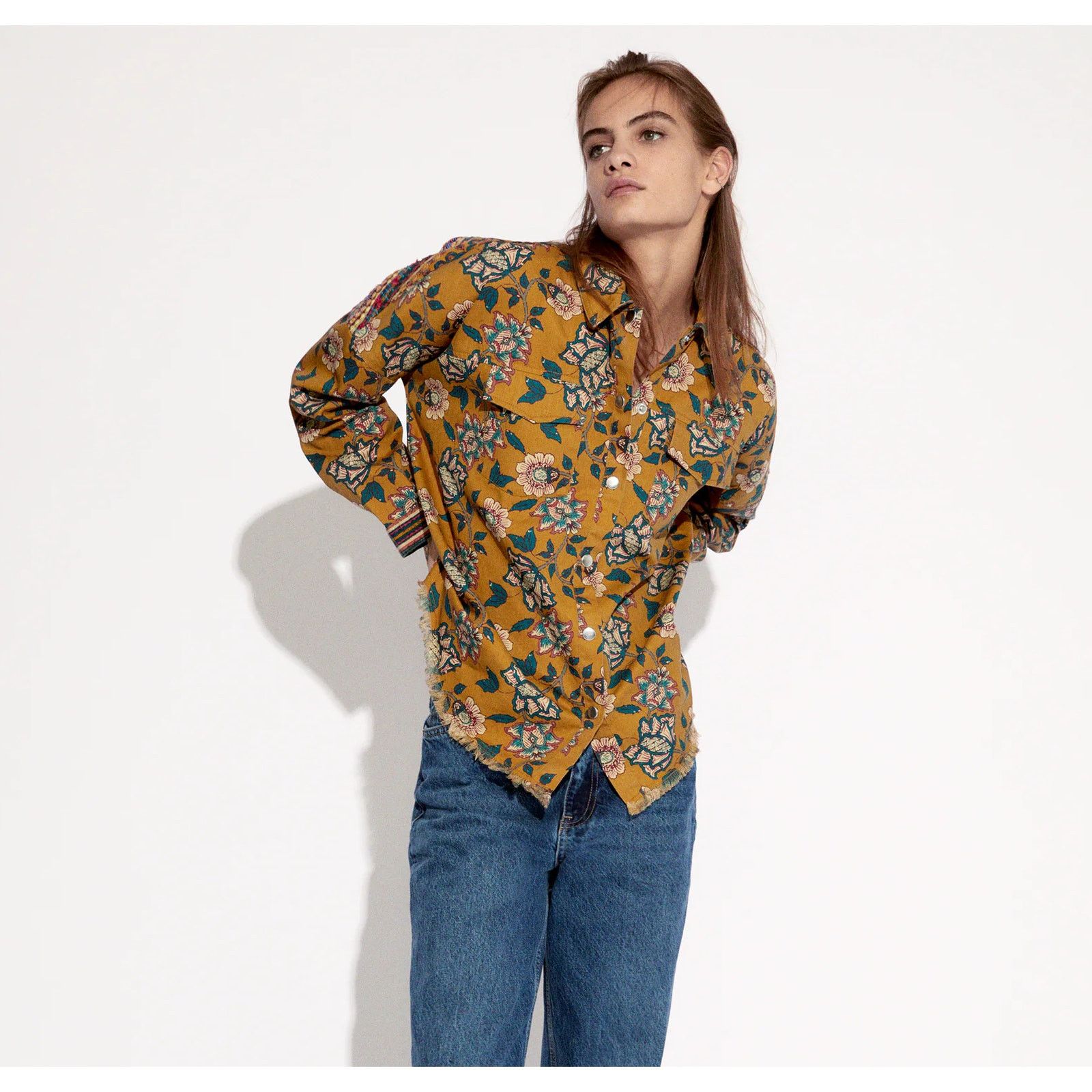 Zara Zara Western Boho Floral Jacket NWT Size S / US 4 / IT 40 - 19 Thumbnail