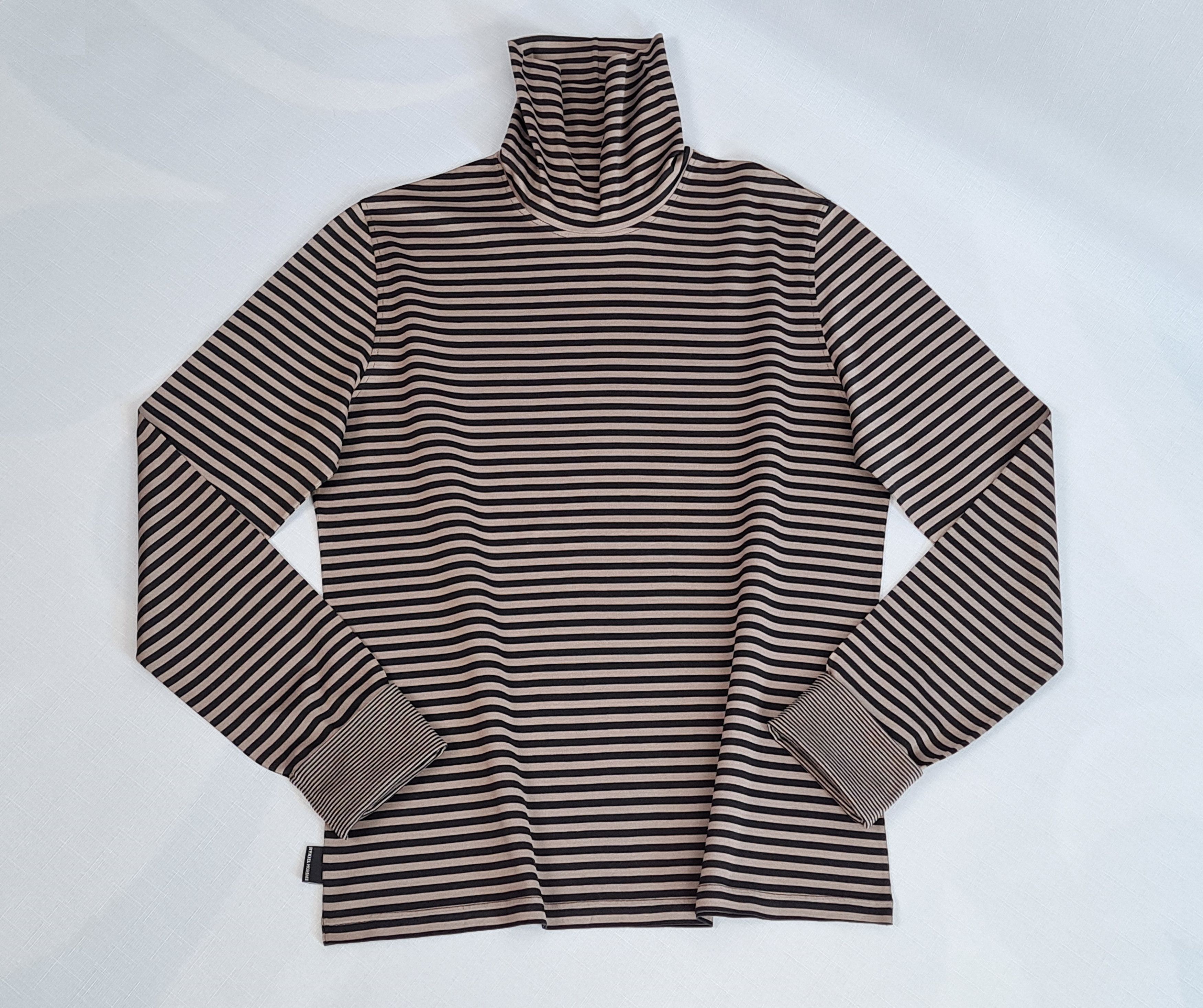 Sonia Rykiel Rykiel Homme striped long sleeve turtleneck. Size XXL / US 16-18 / IT 52-54 - 4 Thumbnail