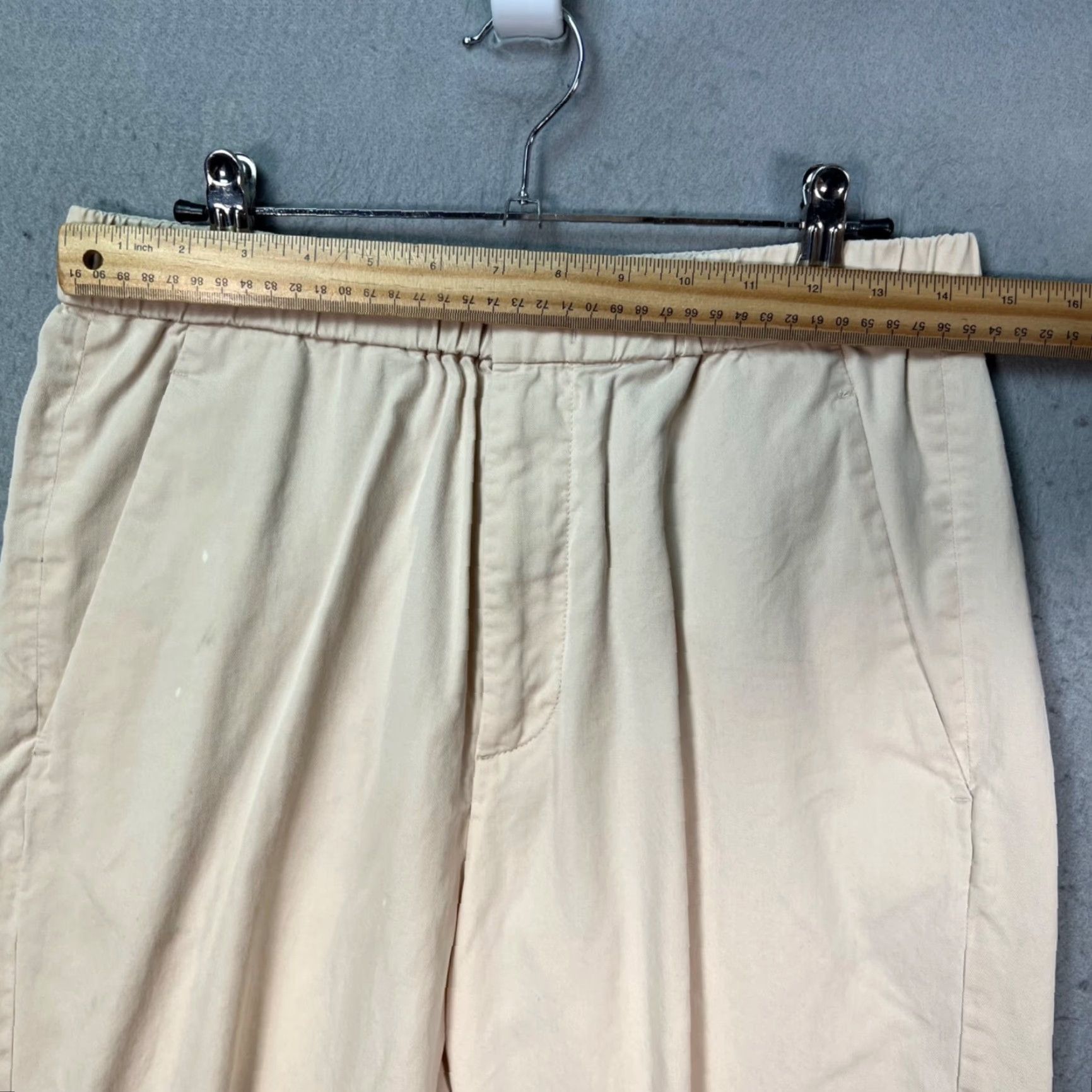 Cos COS Mens 33R Beige Casual Trousers Lyocell & Cotton Blend Tapered Leg Pants Size US 33 - 5 Thumbnail