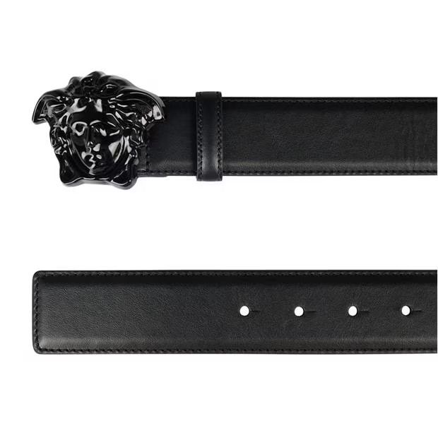 Versace o1g2r1mq0824 Size: 85 / Palazzo Belts in Black Size 32 - 3 Thumbnail