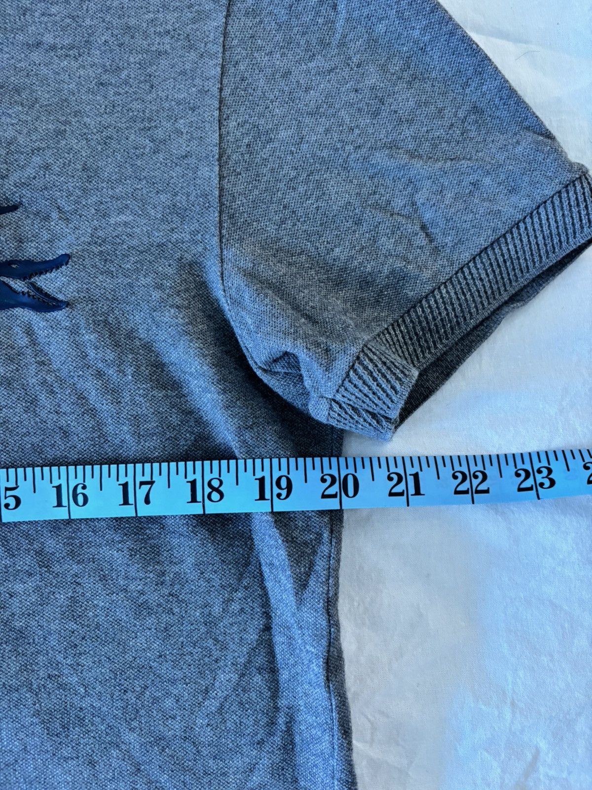 Lacoste Lacoste rare Oversized Crocodile Slim Fit Grey Polo Size M Size US M / EU 48-50 / 2 - 5 Thumbnail