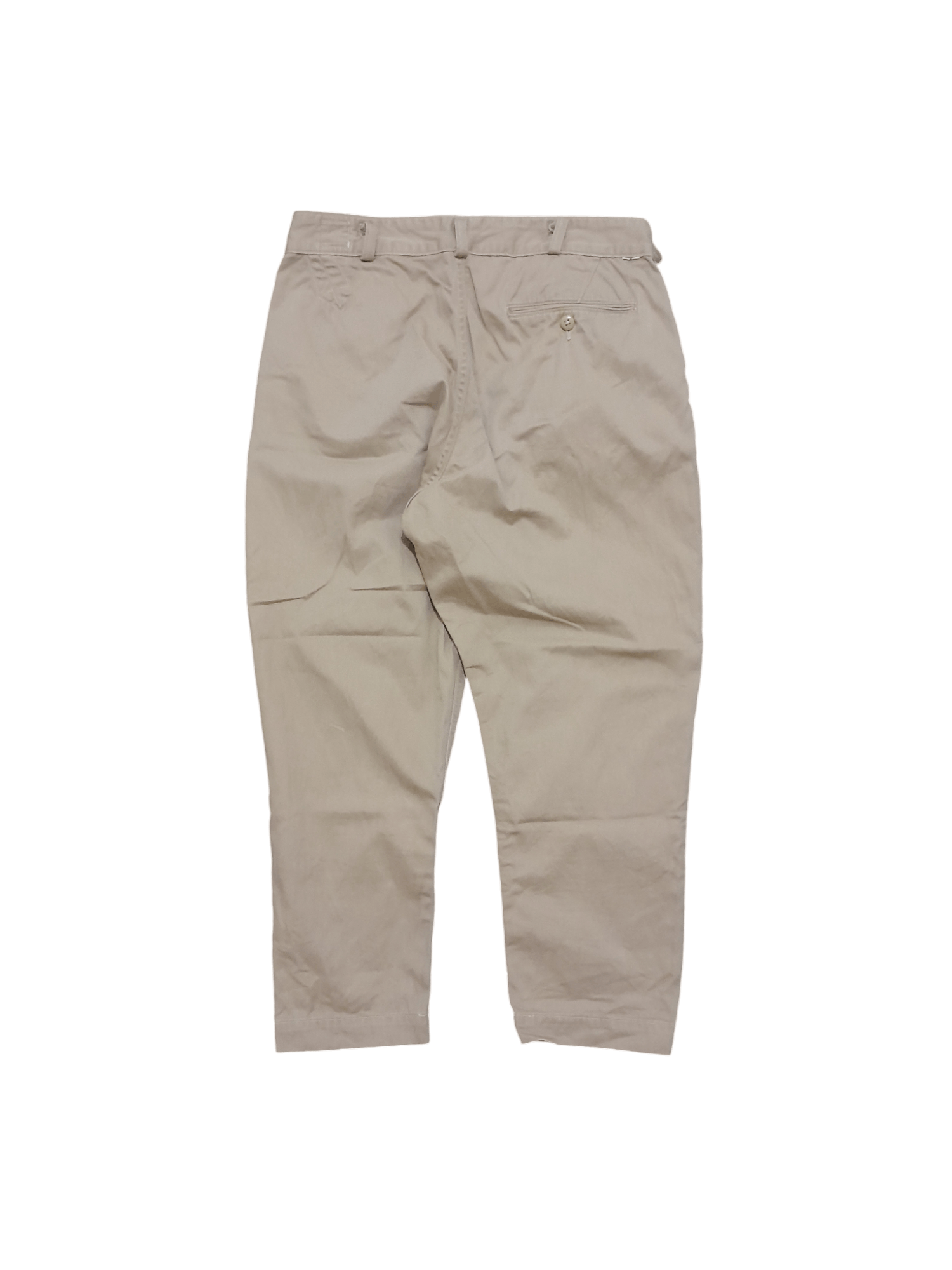 Japanese Brand Orslow 1 tuck pleated cropped pants Size US 32 / EU 48 - 2 Thumbnail