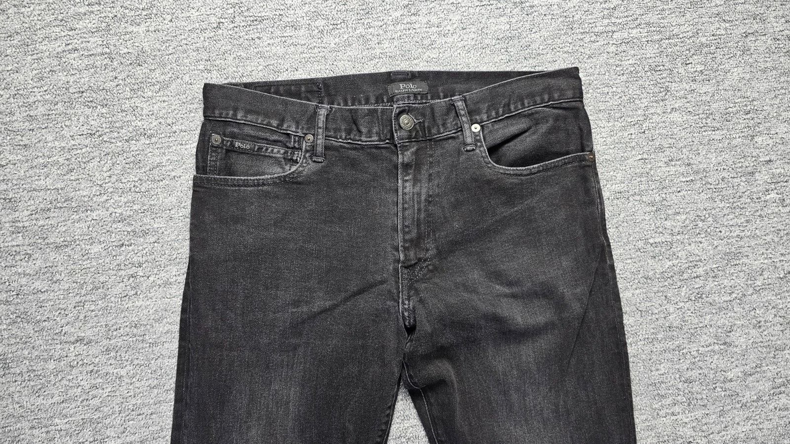 Polo Ralph Lauren Polo Ralph Lauren Eldridge Skinny Stretch Jeans W33 Black Size US 33 - 8 Thumbnail