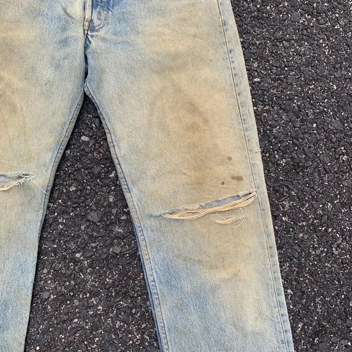 Levi's 💥STEALS💥 Vintage Levi’s Rusty Dirty Distressed Denim Pants Size US 29 - 6 Thumbnail