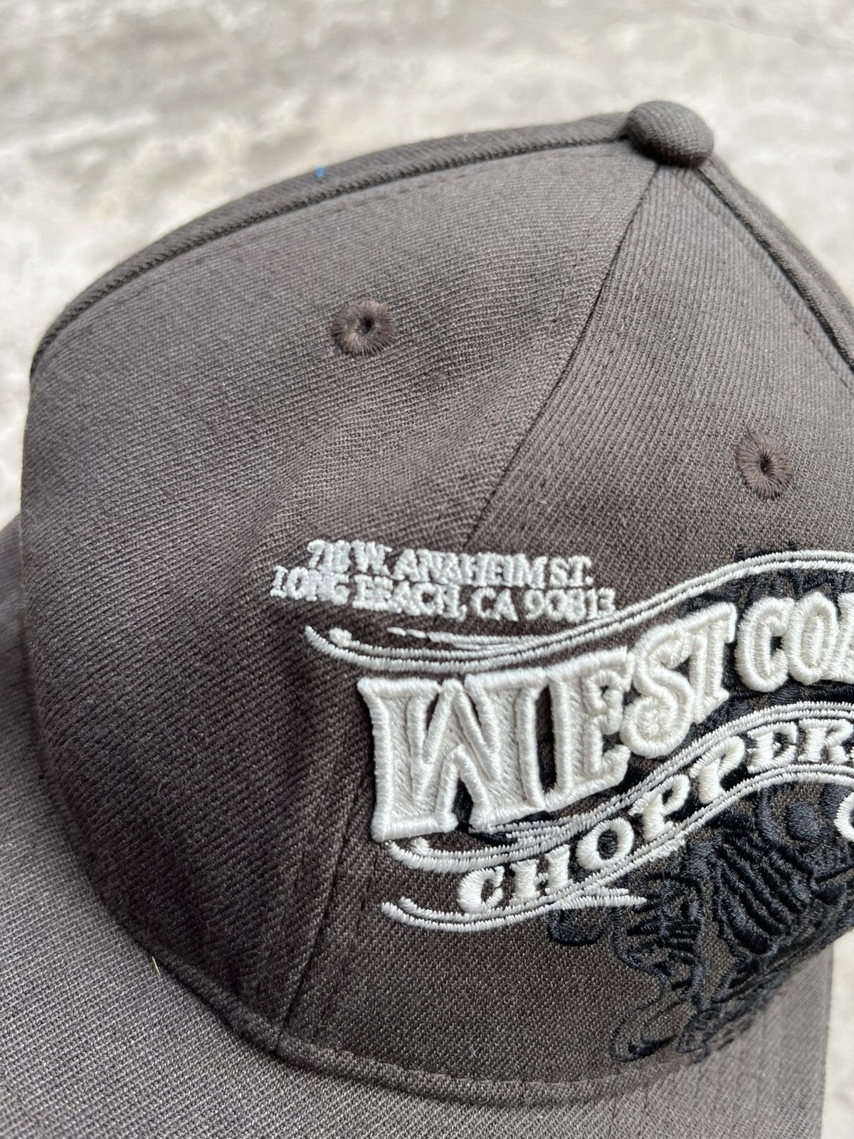 Vintage × West Coast Choppers West Coast Choppers Japanese Faded Big Logo Cap Chrome style Size ONE SIZE - 3 Thumbnail