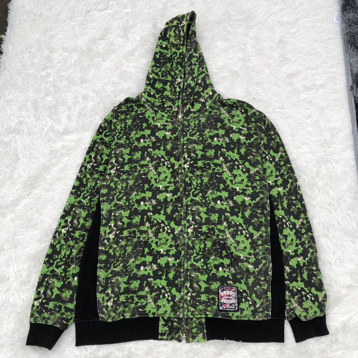 JNCO Inspired Bape Camo Hoodie Pullover Size US XL / EU 56 / 4 - 1 Thumbnail