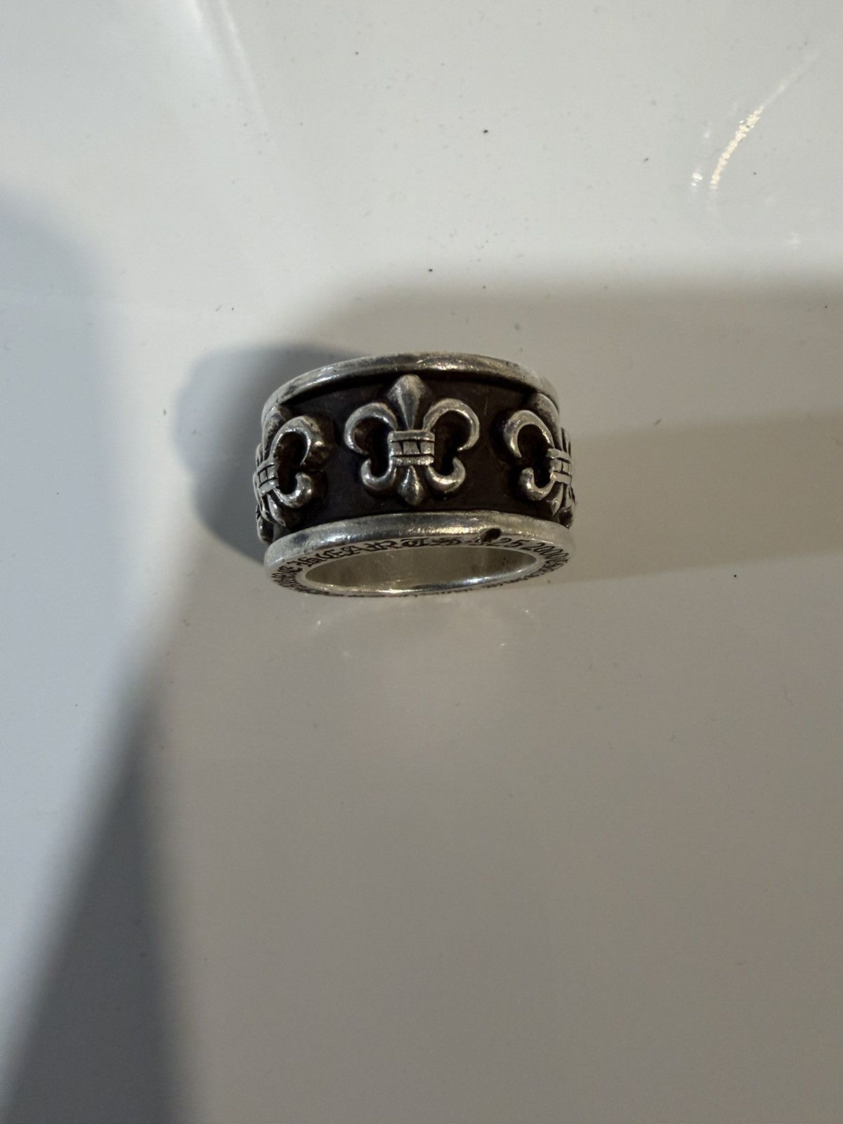 Chrome Hearts Chrome hearts fleur de lis spinner ring Size ONE SIZE - 1 Thumbnail