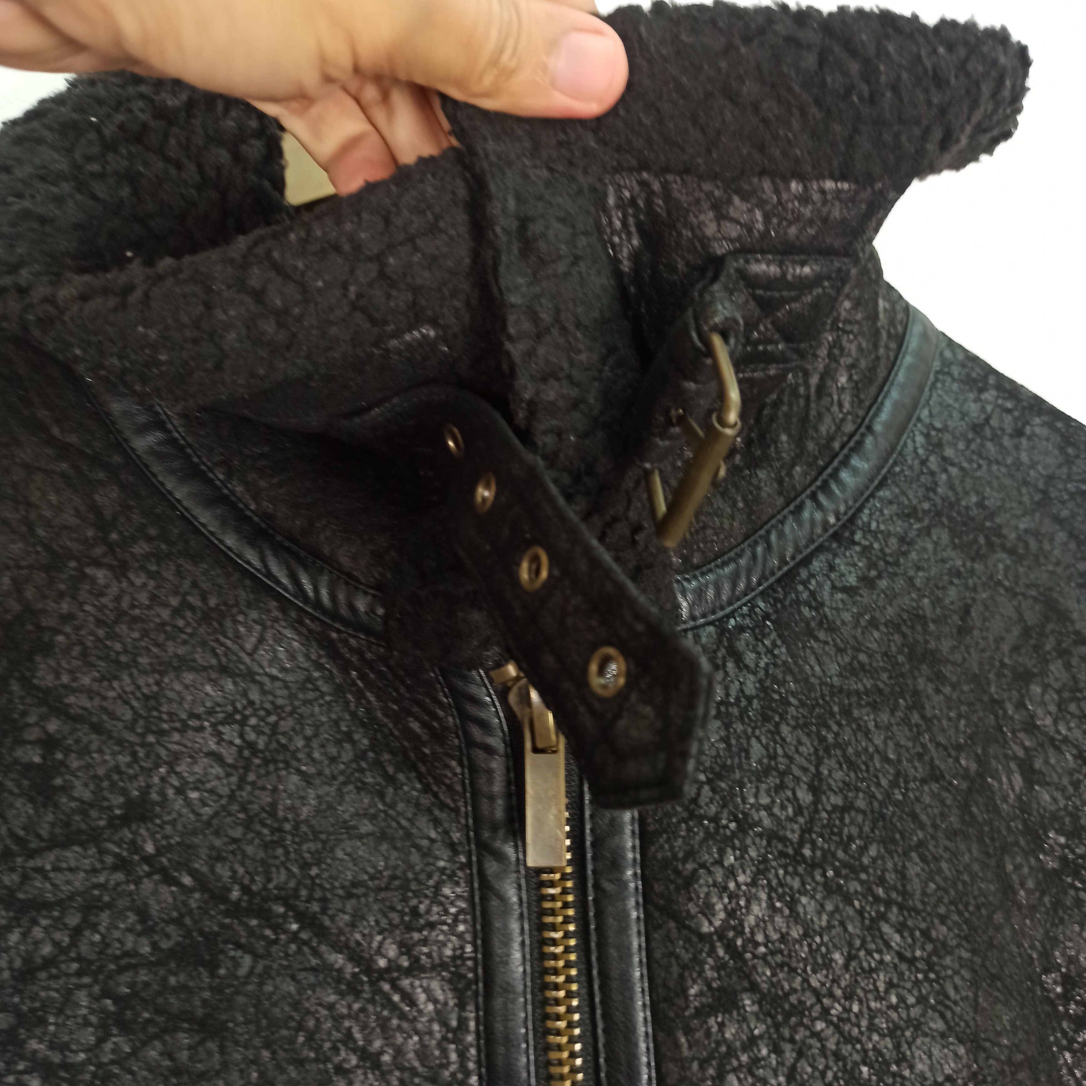 Japanese Brand Bottle Seoul Sheepskin Coat Jacket Army Size US L / EU 52-54 / 3 - 5 Thumbnail