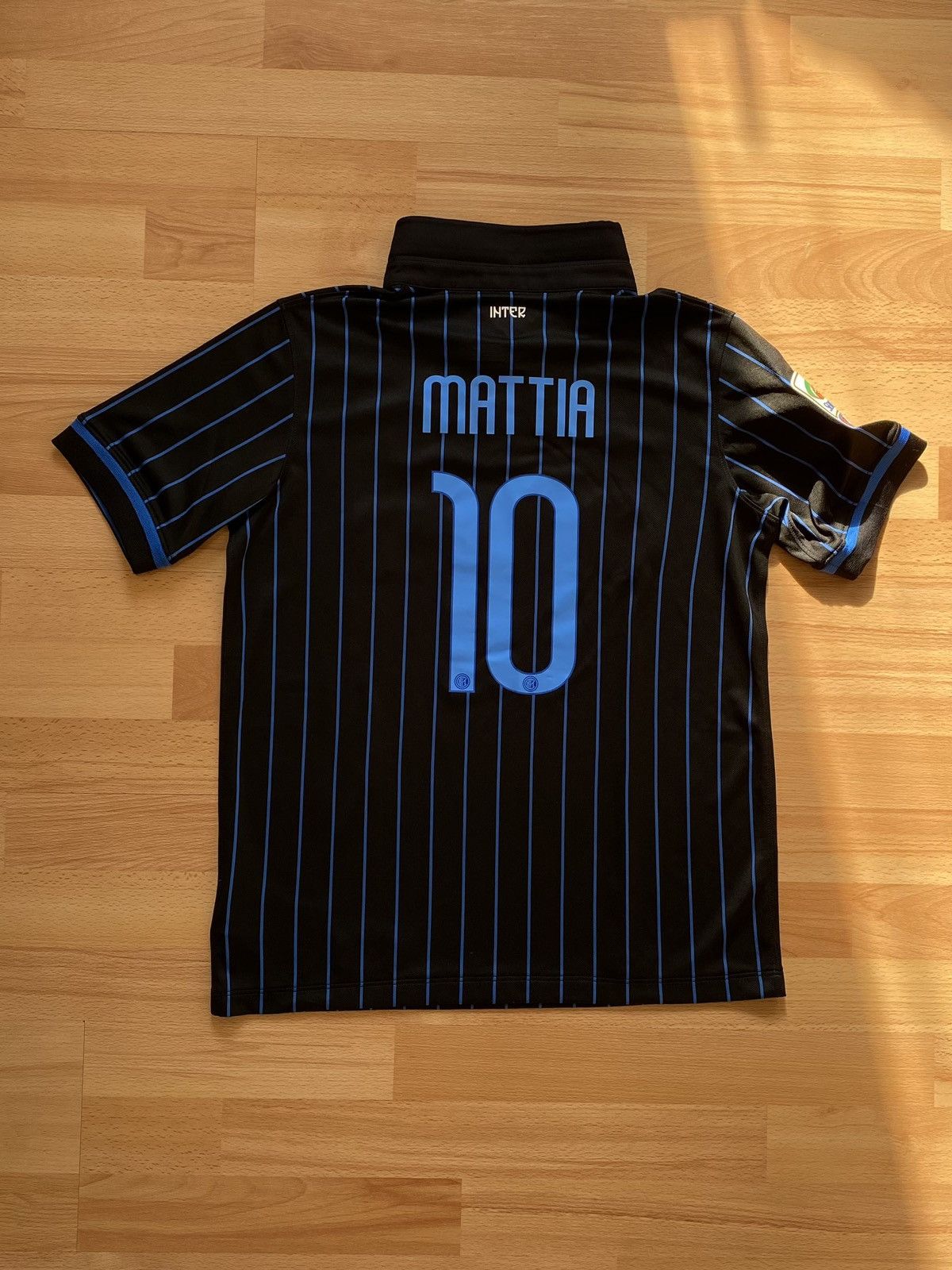 Nike Mattia Nike Inter Milan Home Jersey Youth 2014/15 - Black Size US S / EU 44-46 / 1 - 7 Thumbnail