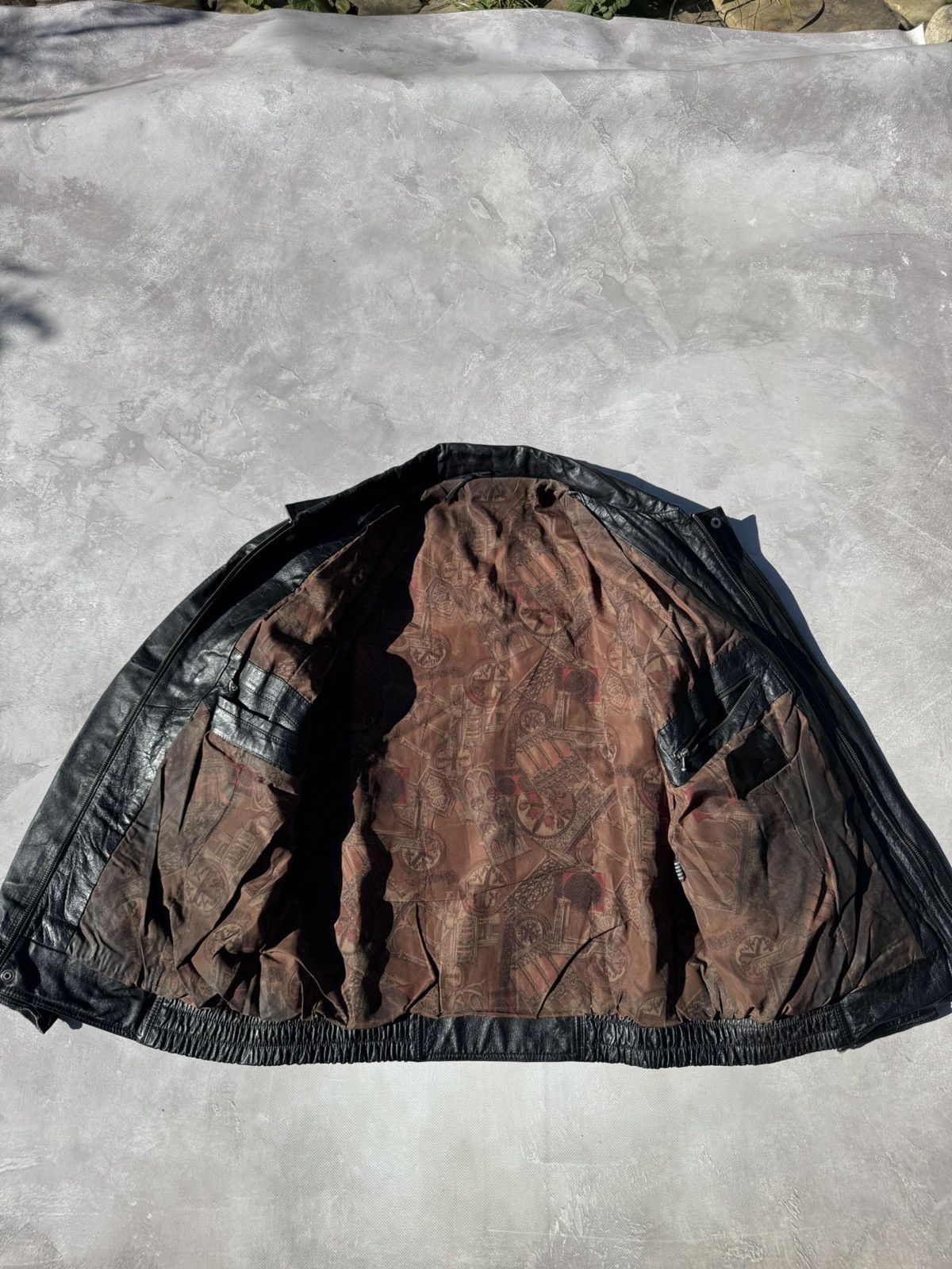 Leather Vintage Y2k Leather Jacket Size US M / EU 48-50 / 2 - 10 Thumbnail
