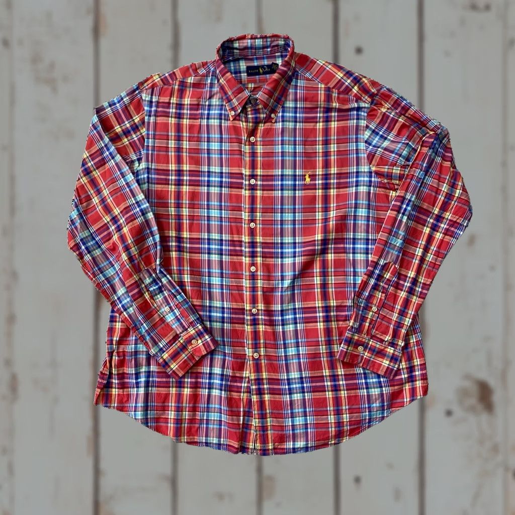Polo Ralph Lauren Polo Ralph Lauren Button-Up Shirt XL Multicolor Plaid Classic Shirt Men Size US XL / EU 56 / 4 - 1 Thumbnail