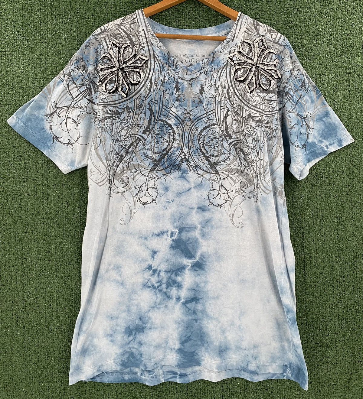 Affliction Affliction Live Fast Double Blue T-Shirt Men’s Large Size US L / EU 52-54 / 3 - 5 Thumbnail