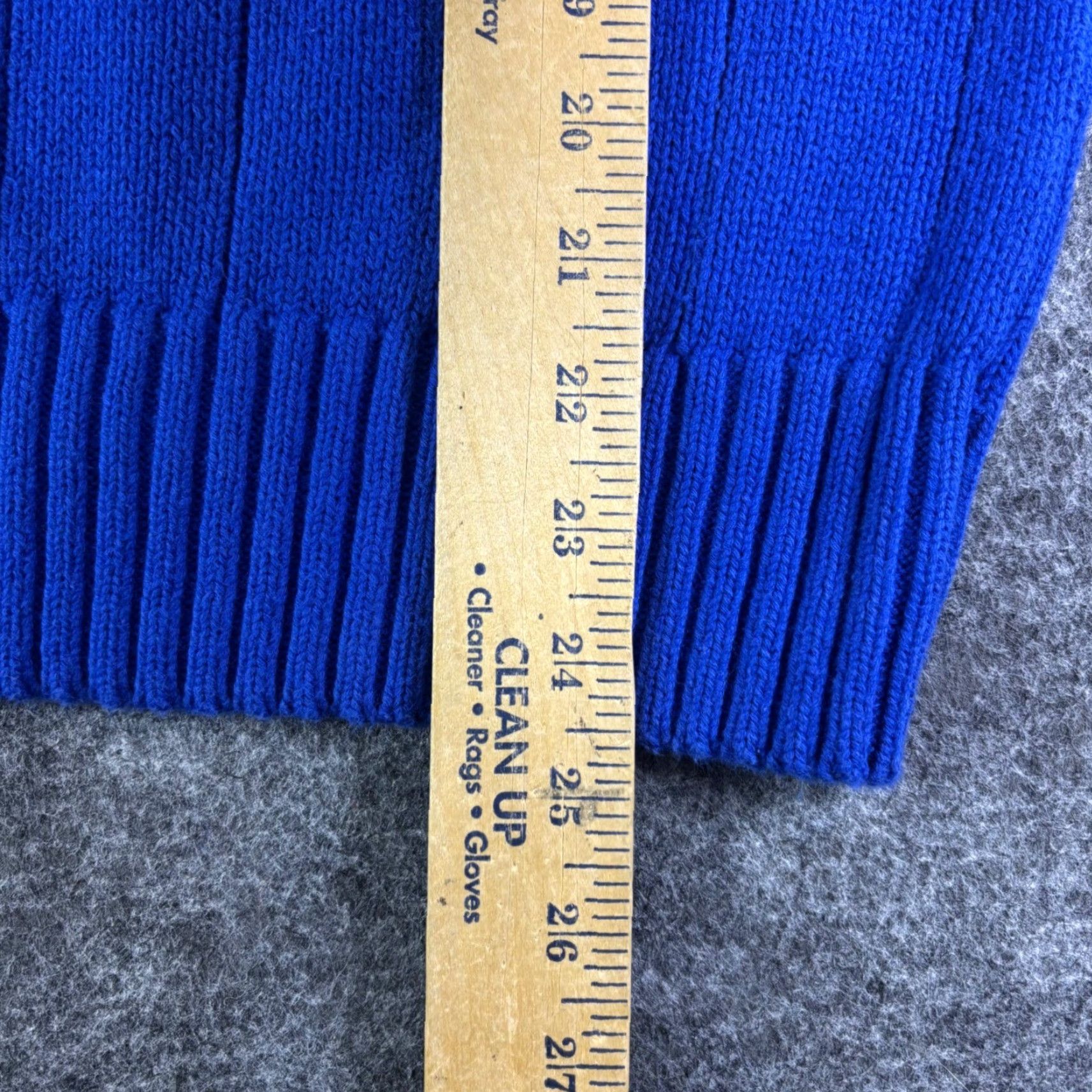 Vintage VINTAGE Club Run Sport Sweater Mens Blue Striped Cotton Crew Neck Size M 90s Size US M / EU 48-50 / 2 - 4 Thumbnail