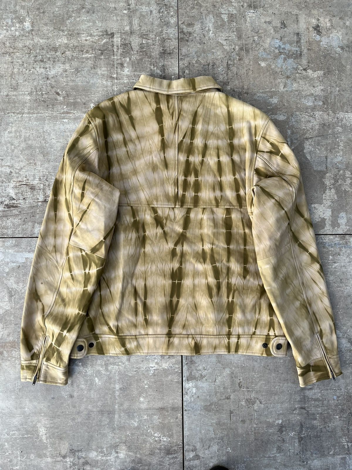 Stussy Stussy Stone Washed Leather Jacket (SAMPLE) Size US M / EU 48-50 / 2 - 2 Thumbnail