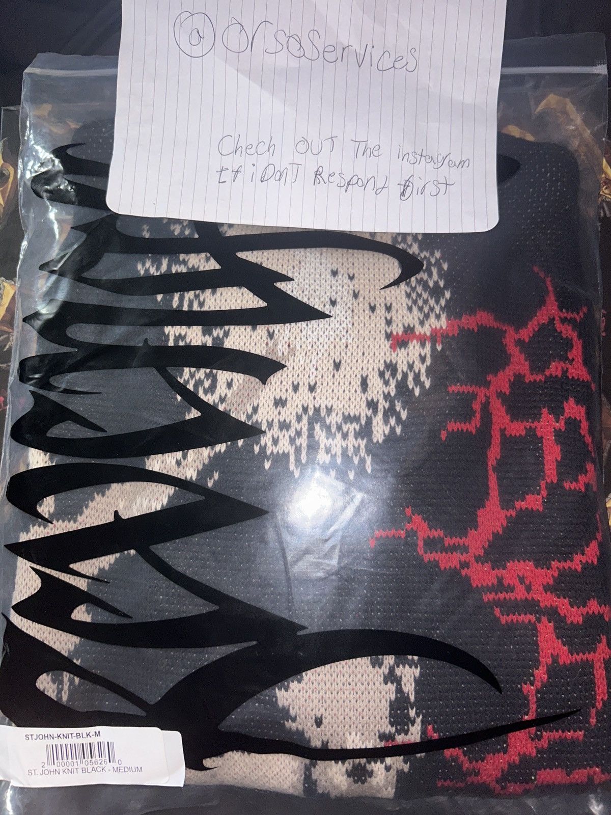 Revenge ST . JOHN KNIT BLACK Size US M / EU 48-50 / 2 - 5 Thumbnail