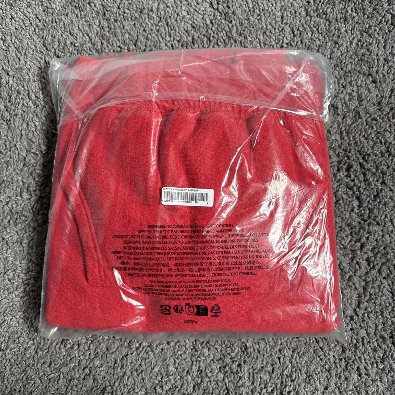 Supreme Supreme Ghostface Arc Hooded Sweatshirt Red Size US L / EU 52-54 / 3 - 2 Thumbnail