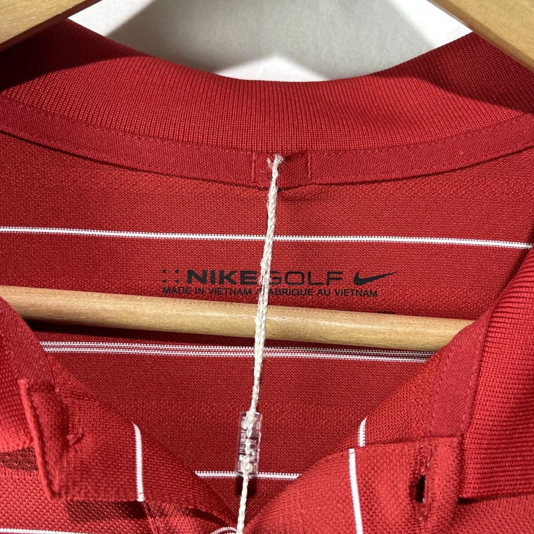 Nike Nike Polo Shirt Mens 2XL Striped Red Short Sleeve Polo Golf Tennis Button Up Size US XXL / EU 58 / 5 - 6 Thumbnail