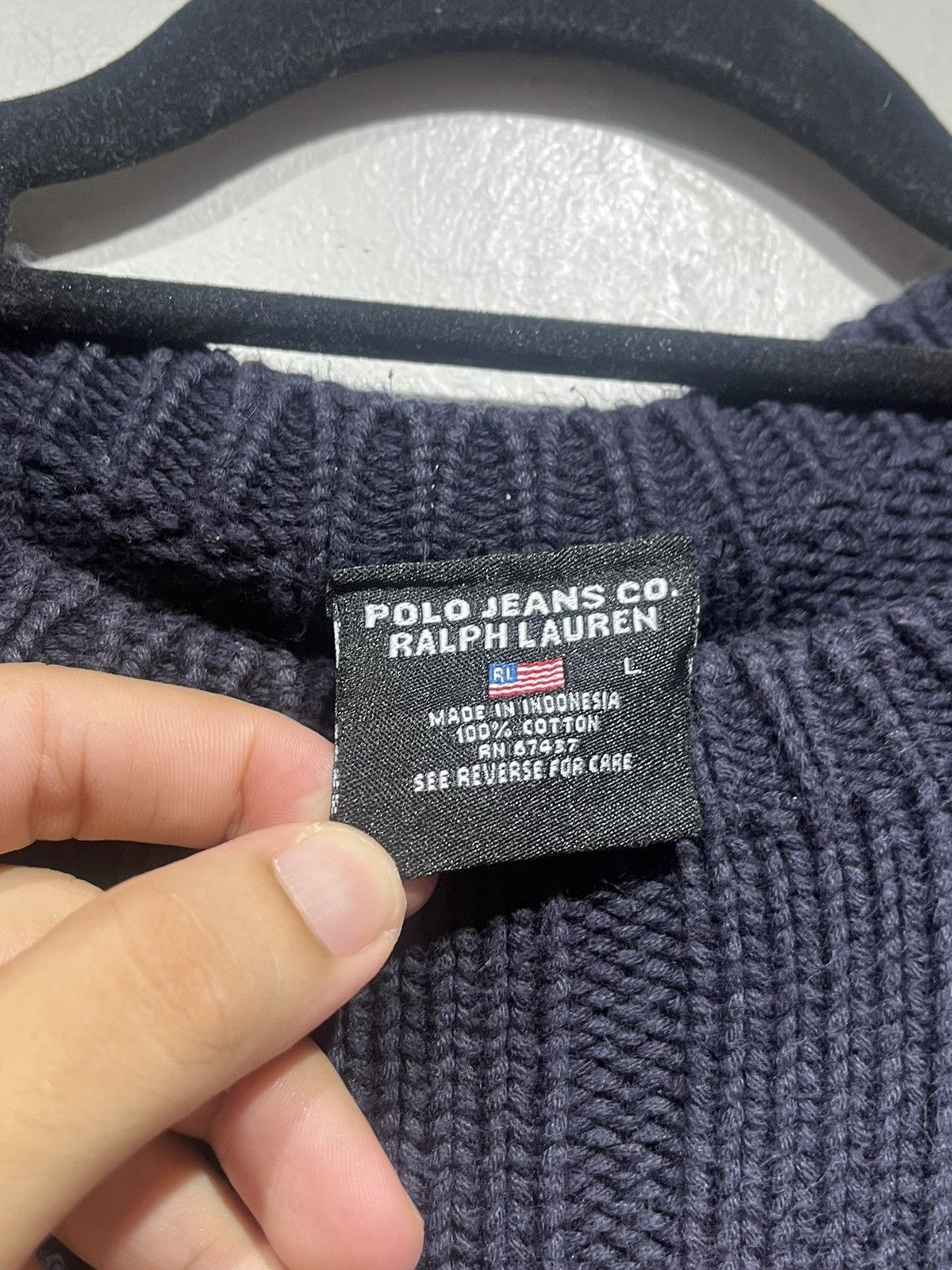 Polo Ralph Lauren Vintage Polo Ralph Lauren RL Flag Sweatshirt Size US S / EU 44-46 / 1 - 3 Thumbnail