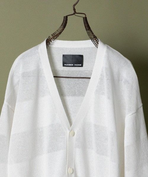 Number (N)ine Number nine SEE THROUGH STRIPED KNIT CARDIGAN Size US M / EU 48-50 / 2 - 2 Thumbnail