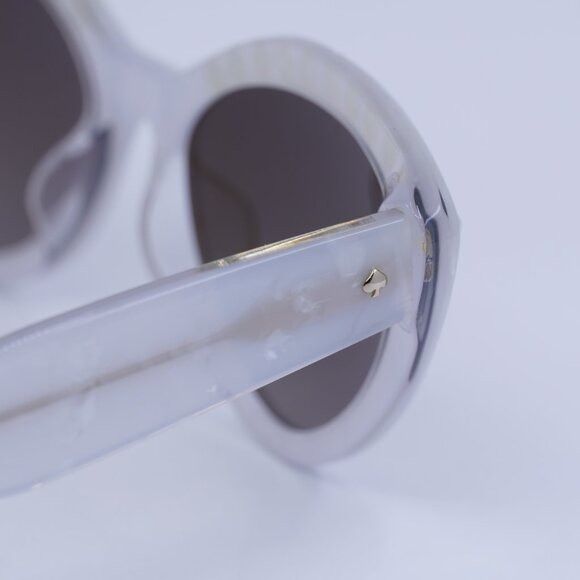 Kate Spade 🕶️New Kate Spade JUNI/G/S PEARL 0VK6 HA White Sunglasses Size ONE SIZE - 10 Thumbnail