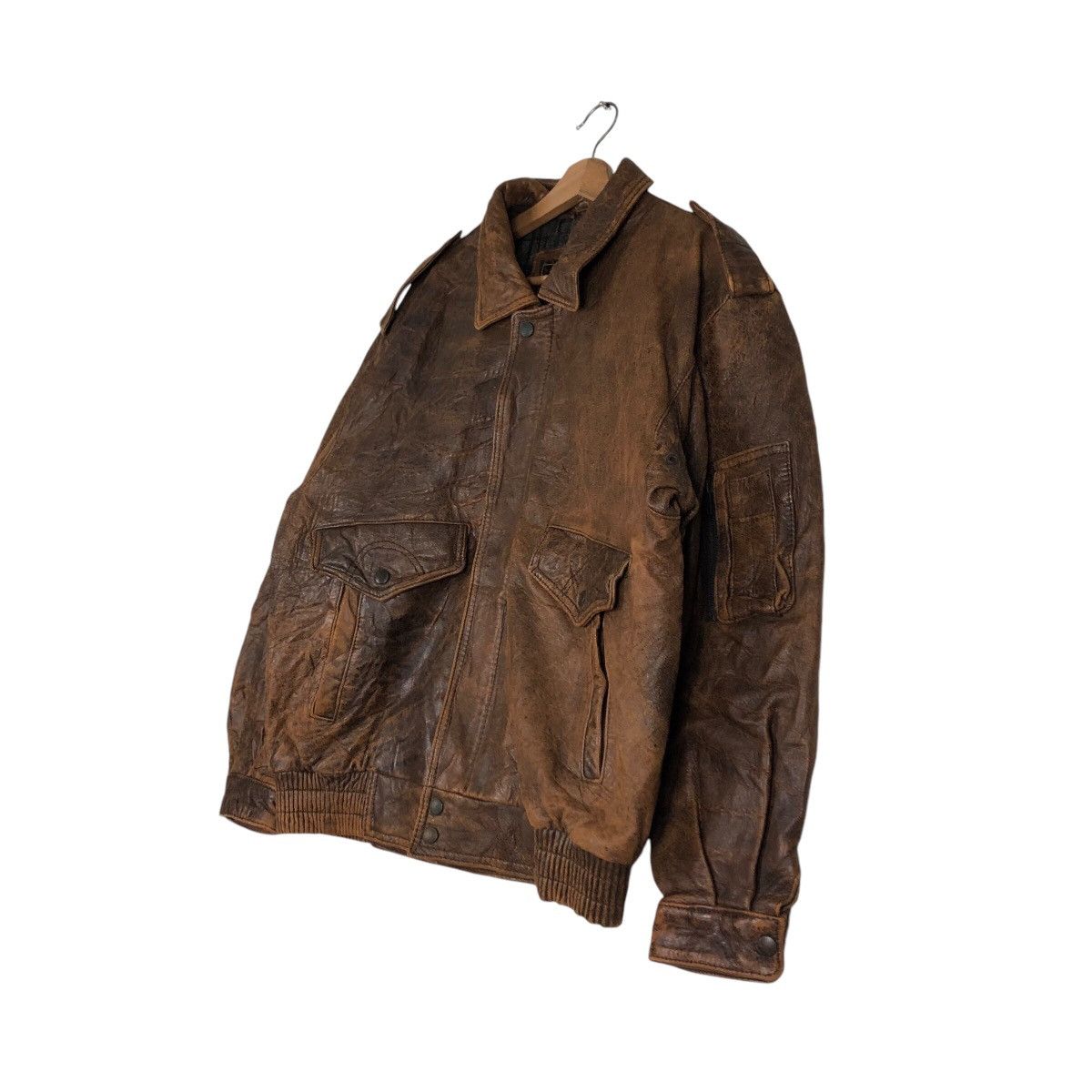 Japanese Brand 📌Vintage Leather Jacket Biker Loldanthony Size US L / EU 52-54 / 3 - 3 Thumbnail
