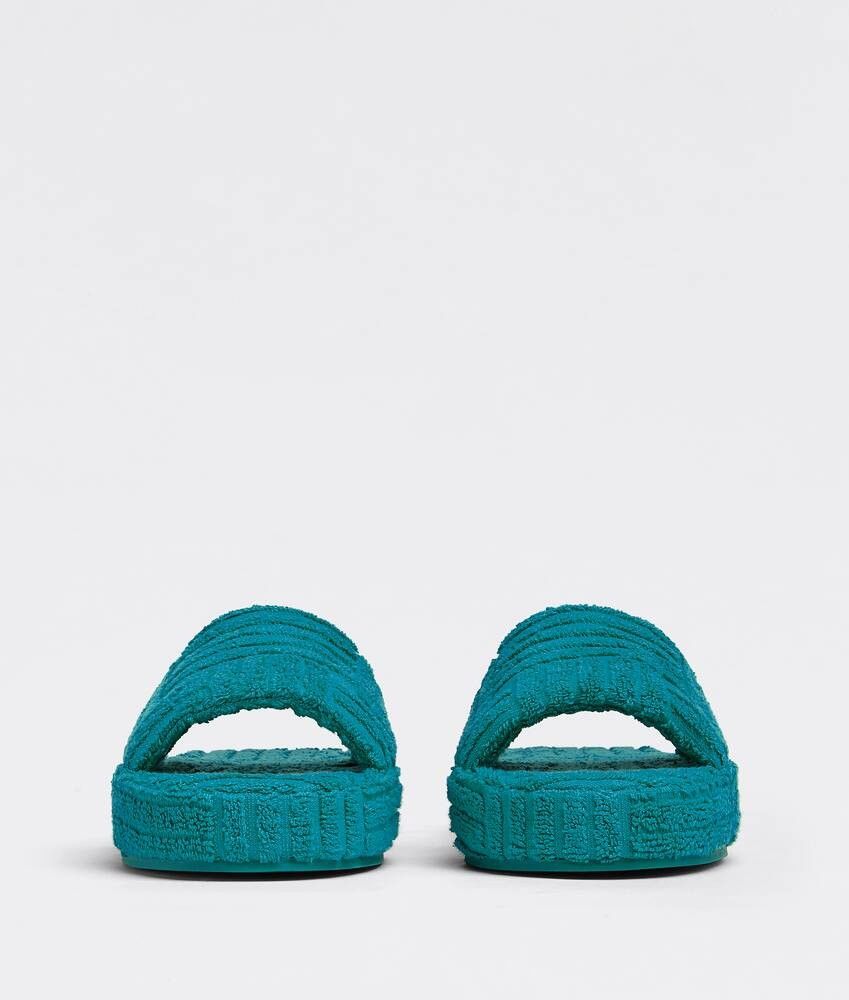 Bottega Veneta o1bcso1str0225 Resort Sponge Sandals in Blue Size US 11 / EU 44 - 2 Thumbnail