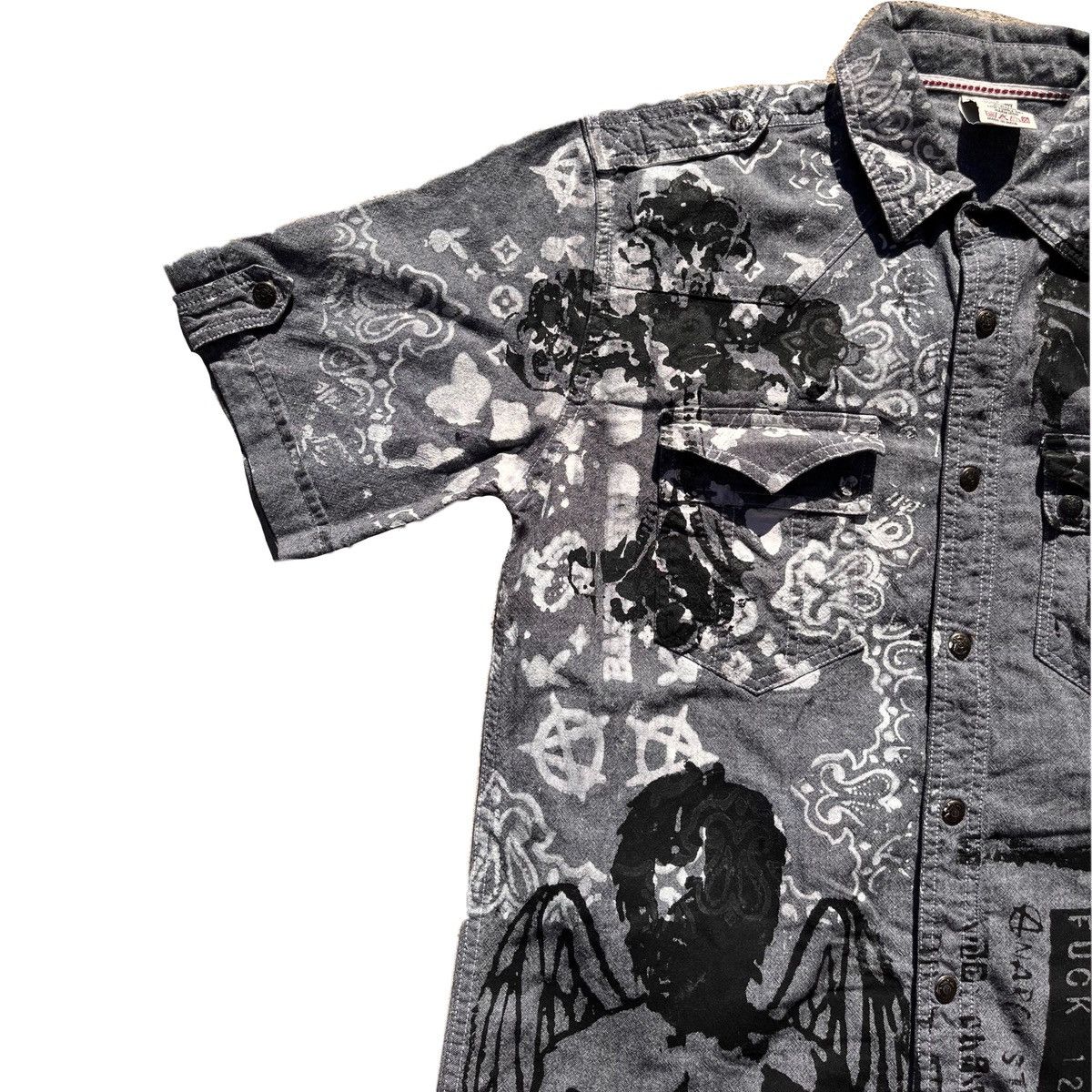 Other Basedbich hand printed button up large Size US L / EU 52-54 / 3 - 3 Thumbnail