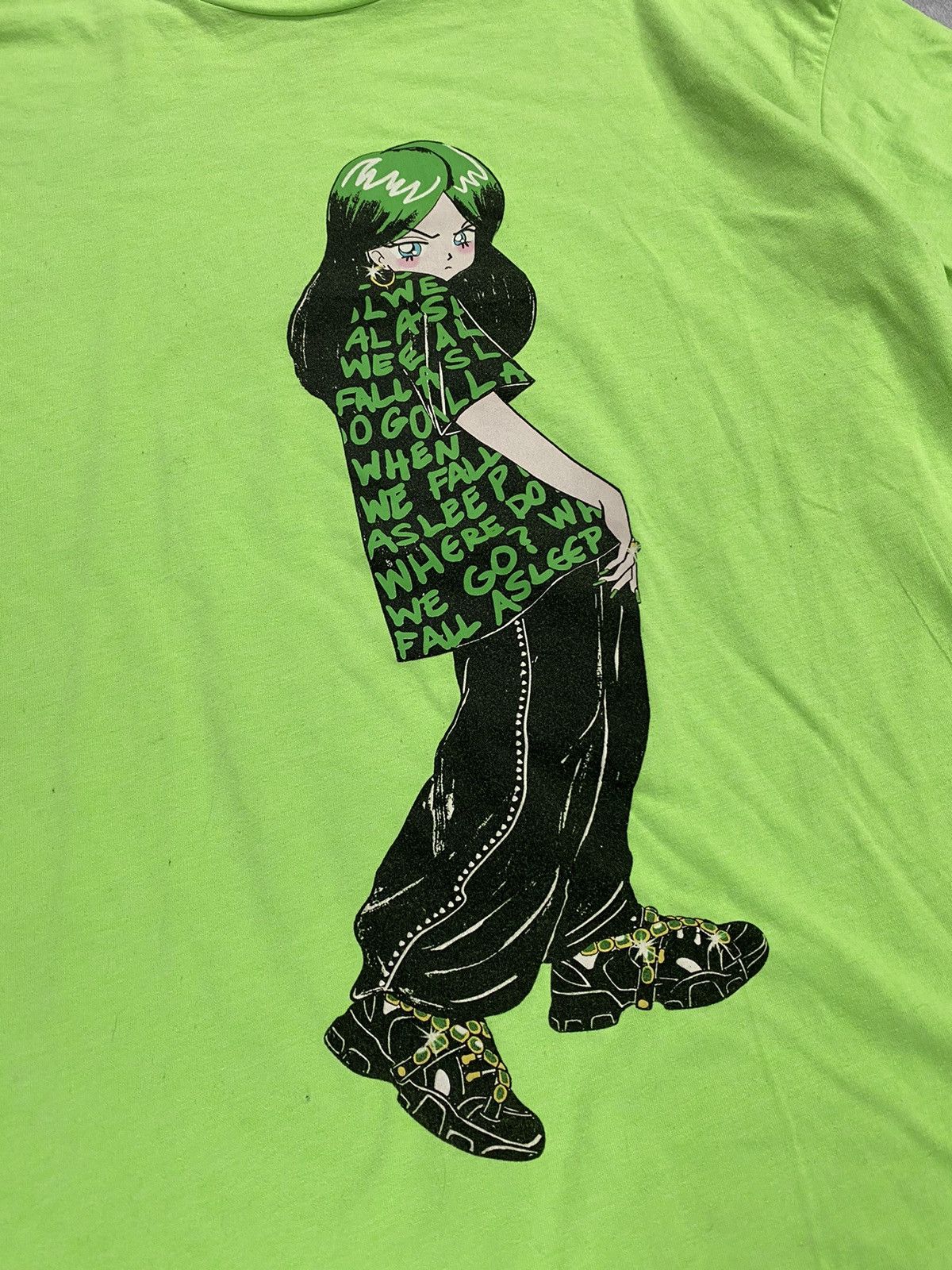 Billie Eilish 🍀Vintage T-Shirt Billi EEilish Anime Tee Size US M / EU 48-50 / 2 - 2 Thumbnail