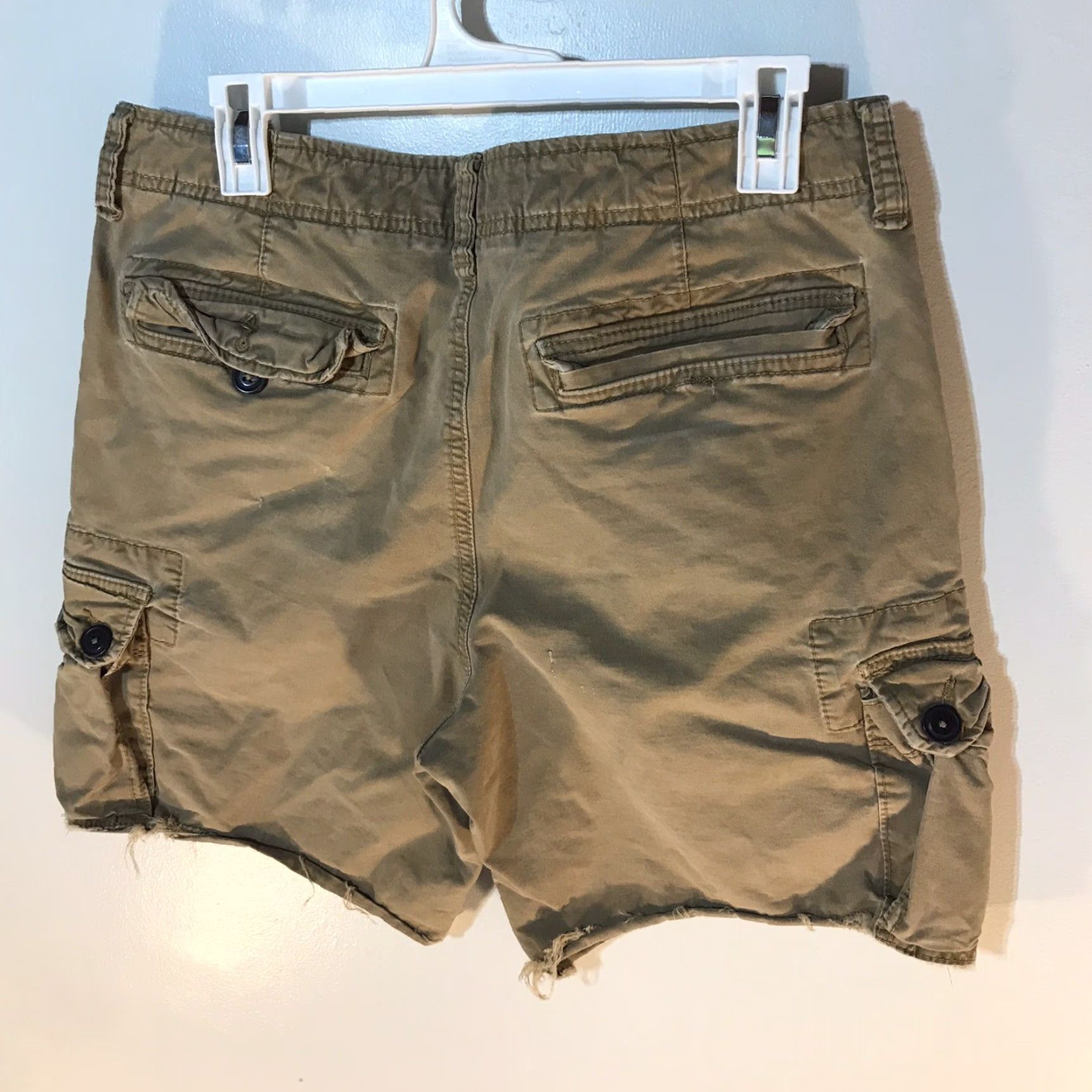 Vintage VINTAGE Aeropostale Cargo Shorts Men Size 32 Beige Casual Summer Lightweight Breathable Size US 32 / EU 48 - 5 Thumbnail