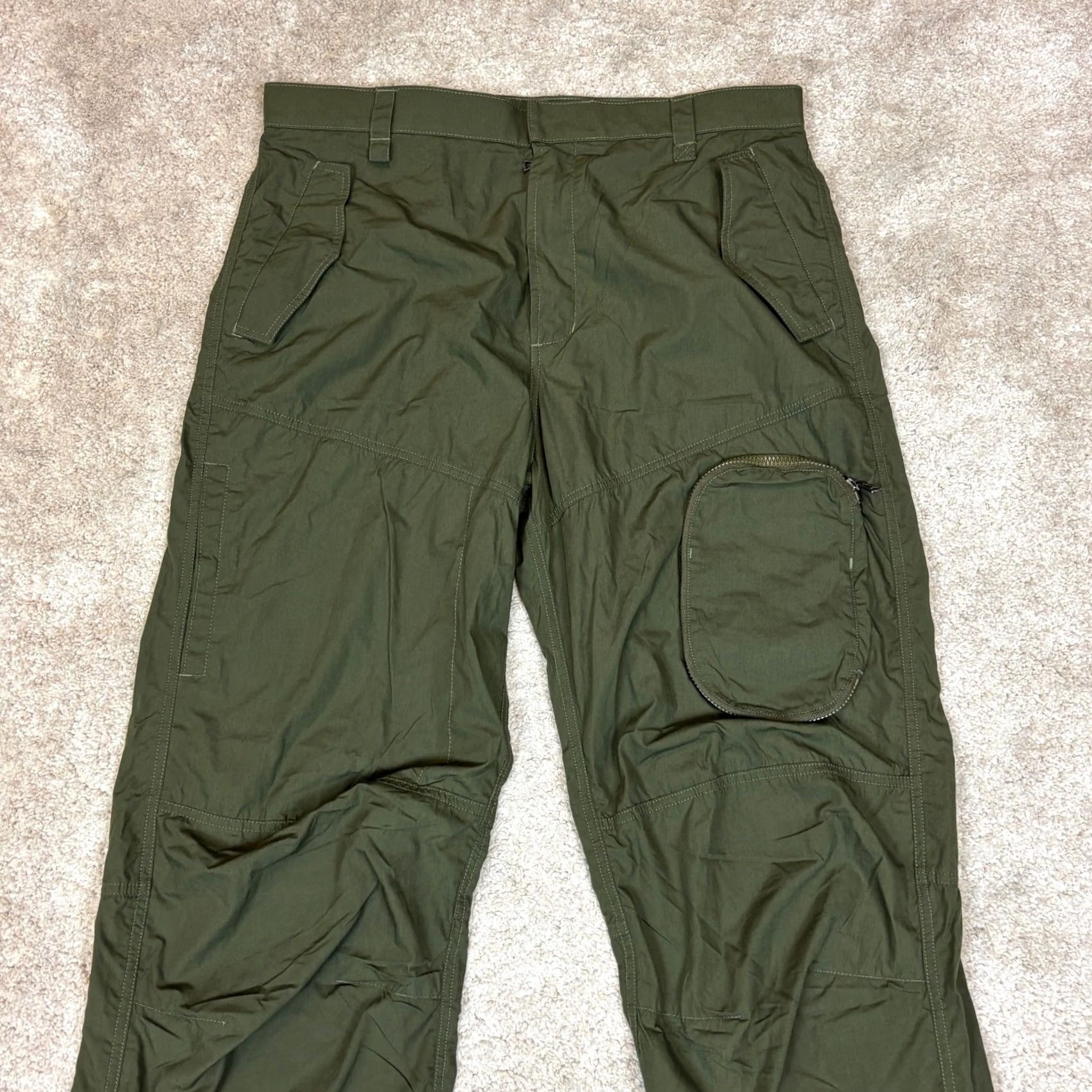 Maharishi Maharishi MHI Baggy Cargo Pants Men's XL 36x35 Military Streetwear Green Size US 36 / EU 52 - 2 Thumbnail
