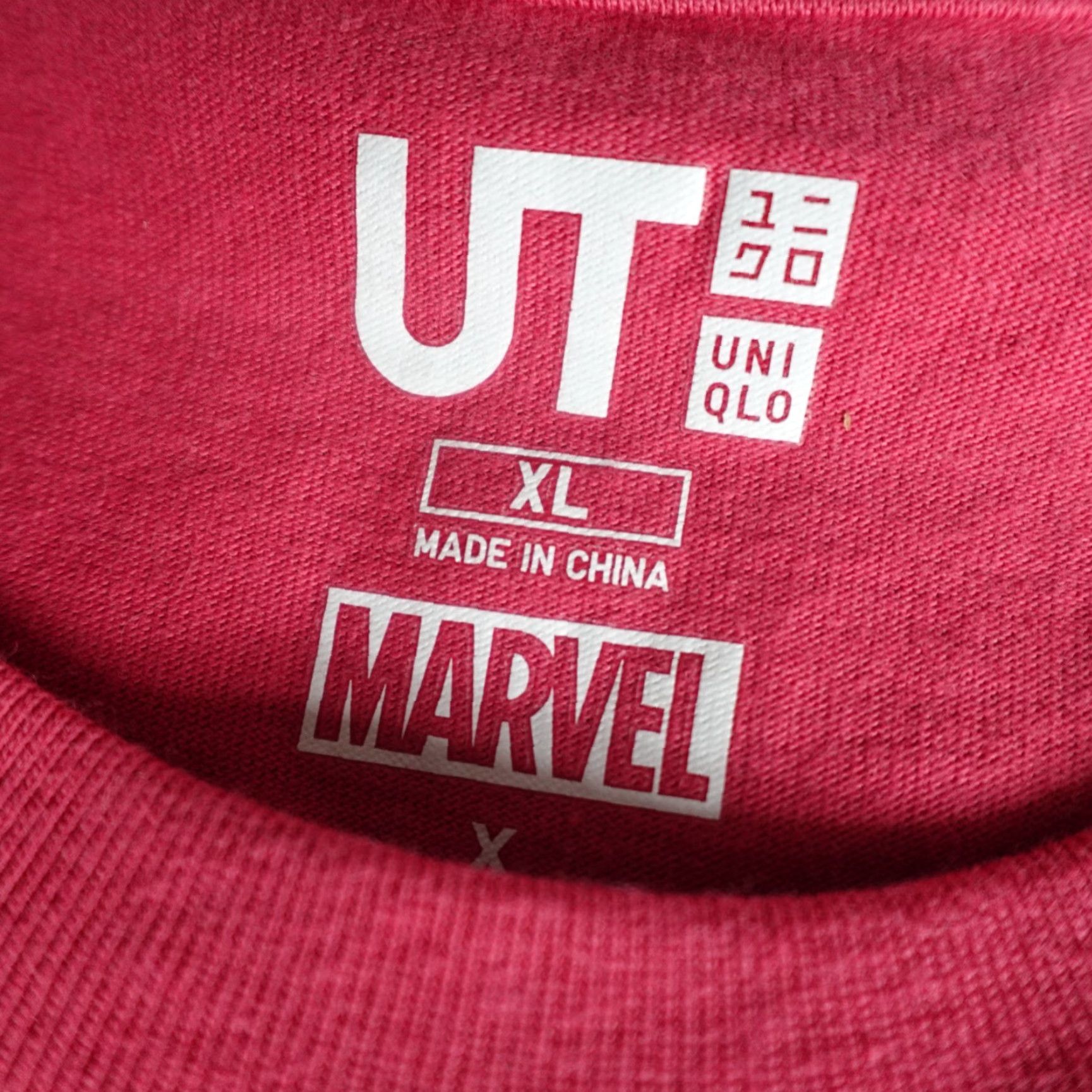 Uniqlo Uniqlo Marvel Shirt XL Pink Spiderman Hulk Thor Jason Polan Mens T-Shirt Crew Neck Short Sleeve Cotton Jersey Graphic Print Size US XL / EU 56 / 4 - 2 Thumbnail