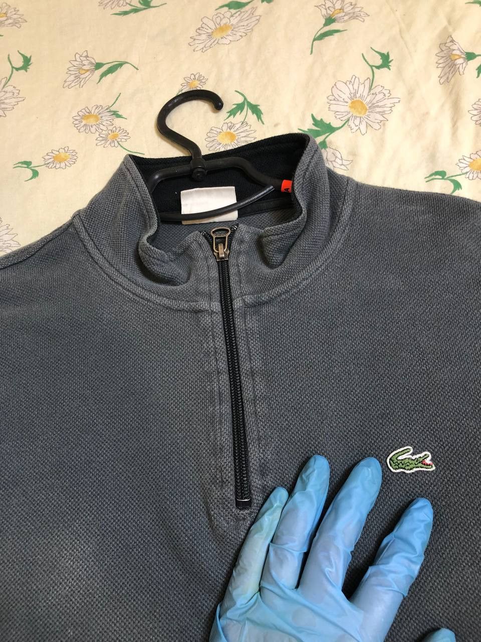 Lacoste Y2K Vintage Lacoste 1/4 zip sweatshirt streetwear Size US XL / EU 56 / 4 - 6 Thumbnail