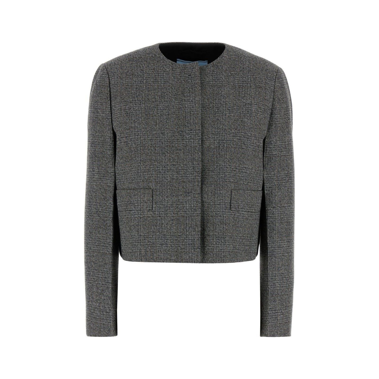Prada PRADA Glencheck Blazer New & Authentic (Women's size:10;) Size L / US 10 / IT 46 - 1 Thumbnail