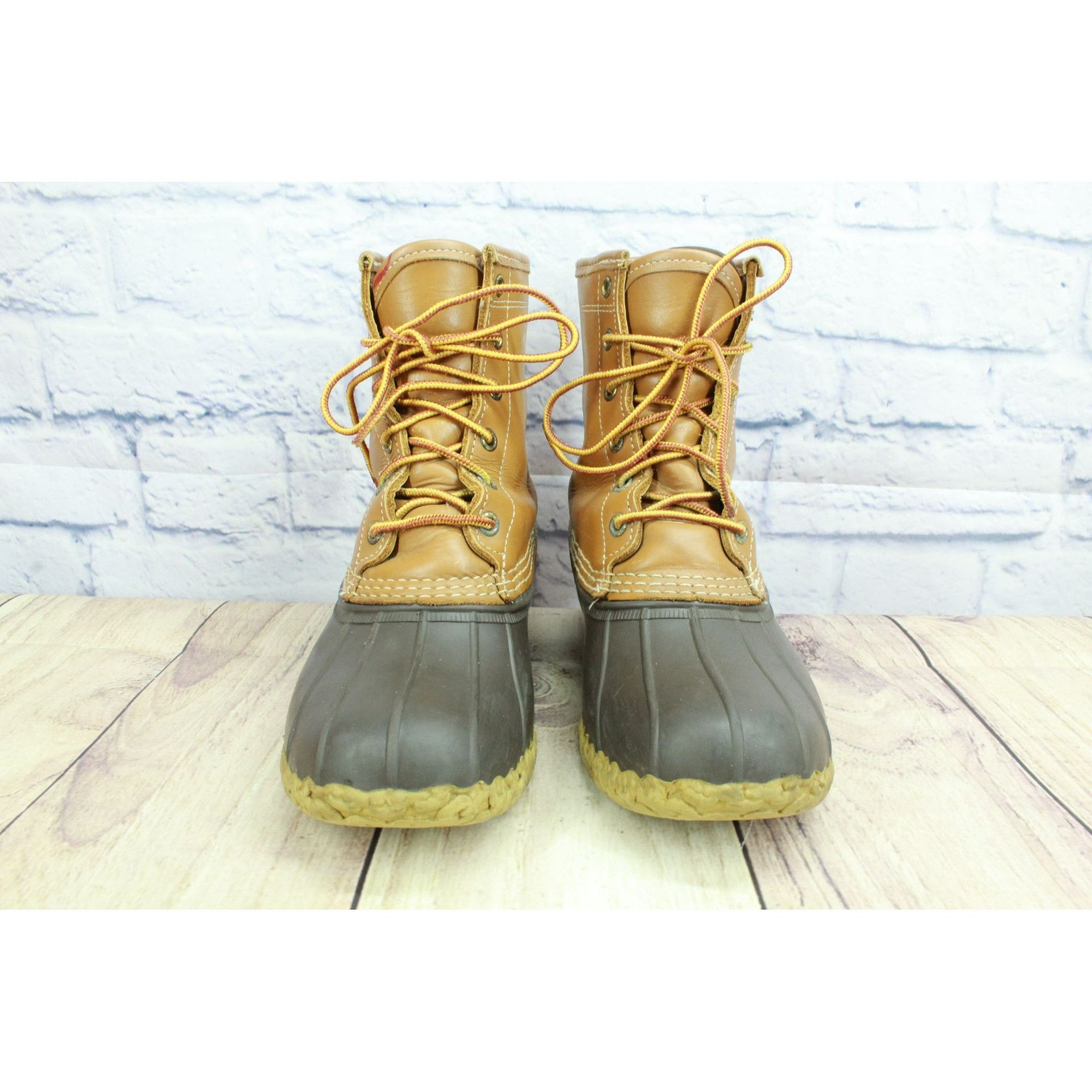 Goretex × L.L. Bean × Leather LL Bean Women's 8" Gore-tex Insulated Ankle Duck Boots Size US 6 / IT 36 - 4 Thumbnail