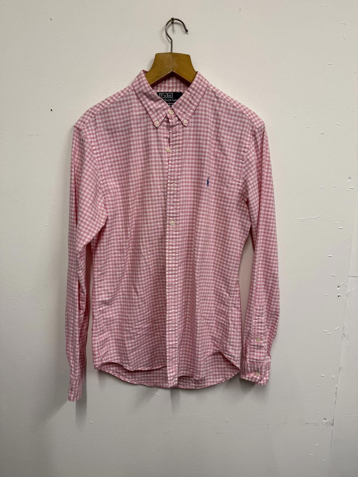 Polo Ralph Lauren Polo Ralph Lauren Pink Gingham Button-Down Shirt Size US M / EU 48-50 / 2 - 1 Thumbnail