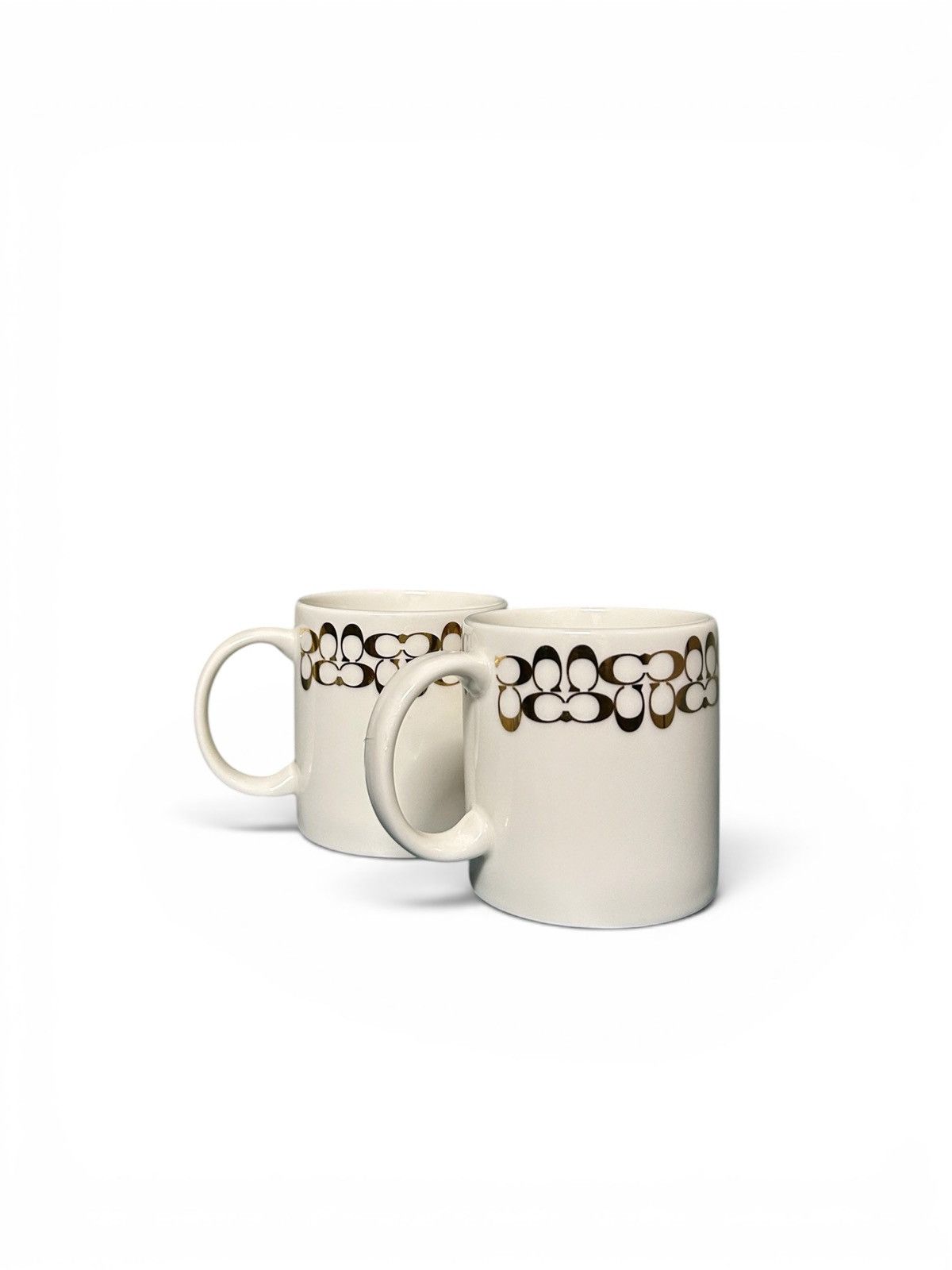 Coach Signature Monogram Gold Exclusive Mugs Size ONE SIZE - 3 Thumbnail