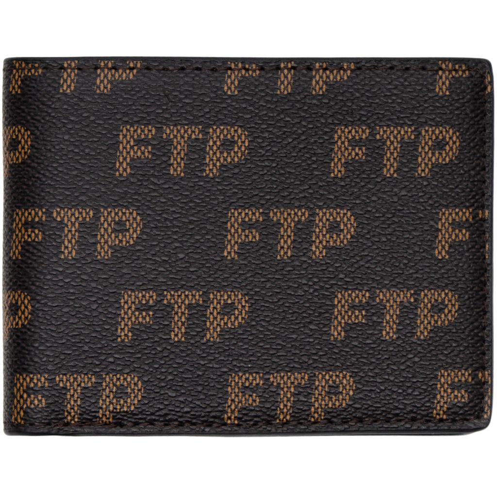 Fuck The Population FTP Logo Repete Wallet (Brown) Size ONE SIZE - 1 Thumbnail