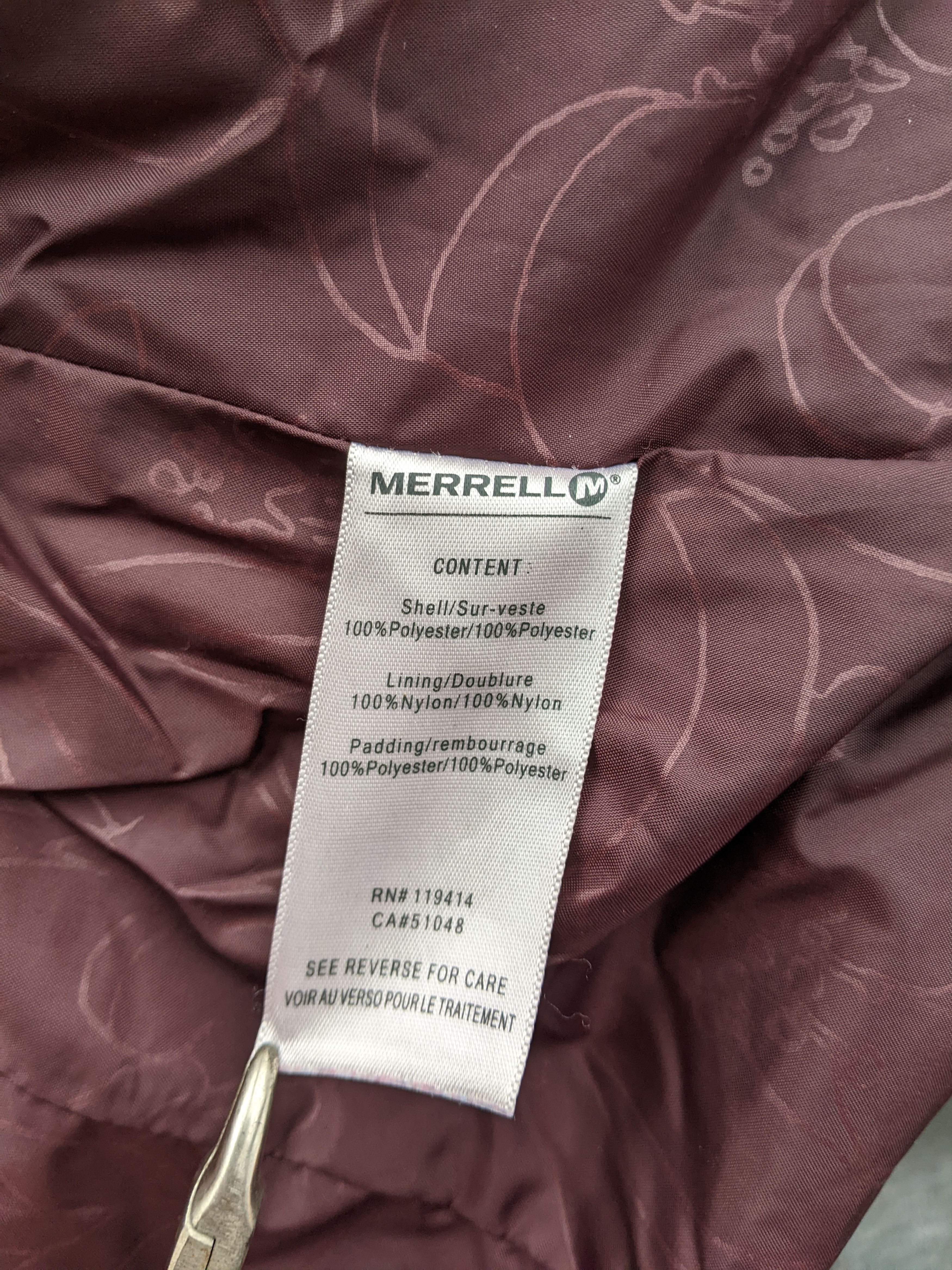 Merrell Merrell Womens Zip Jacket The North Face Arcteryx Patagonia Size L / US 10 / IT 46 - 16 Thumbnail
