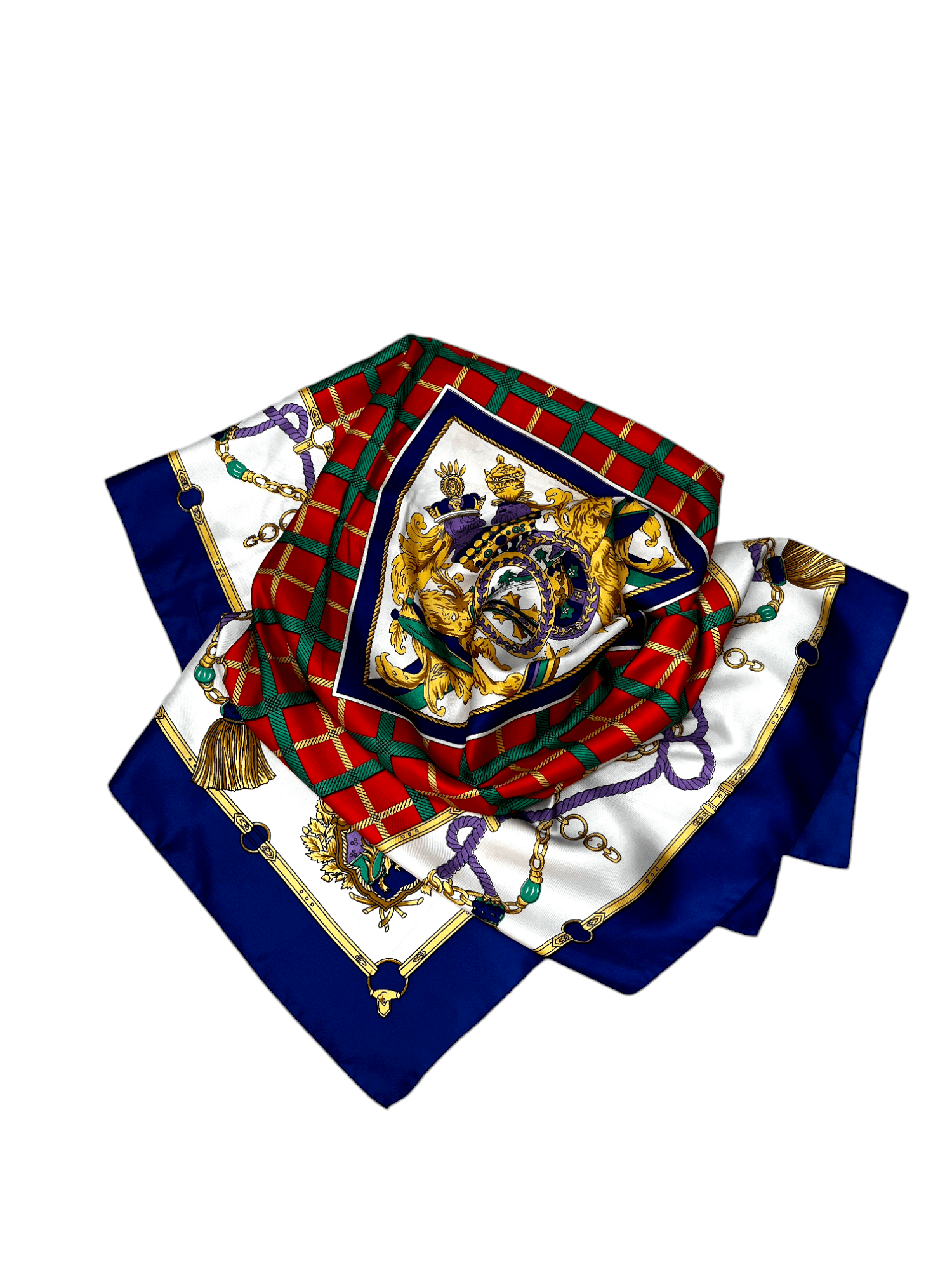 🔥 HERMES LUXURY SCARF HANDKERCHIEF BANDANA RARE NECKERCHIEF
