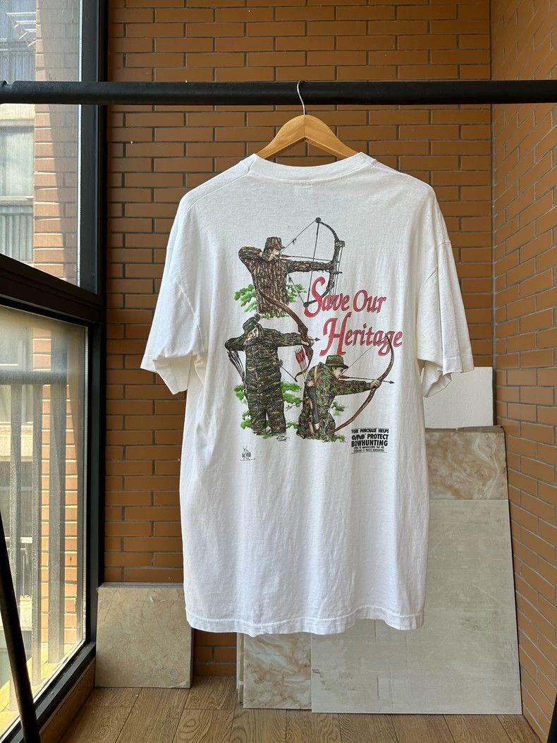 Vintage Vintage Tee 1993 Save Our Heritage 2505-Nextarrow Size US XL / EU 56 / 4 - 1 Thumbnail