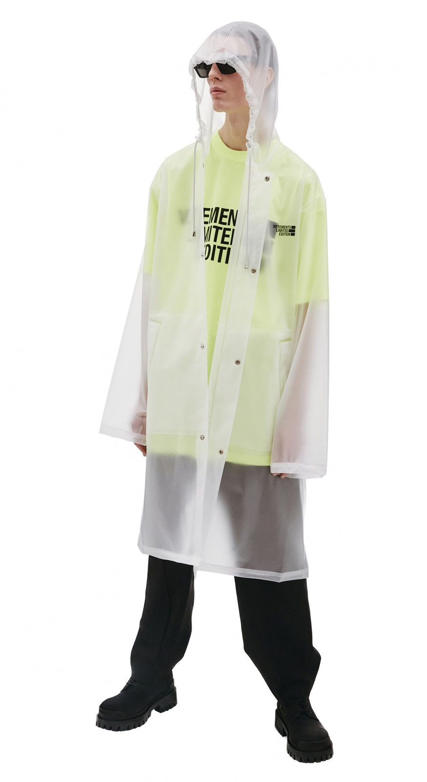 Vetements Vetements Limited Edition transparent raincoat Size US XXL / EU 58 / 5 - 4 Thumbnail