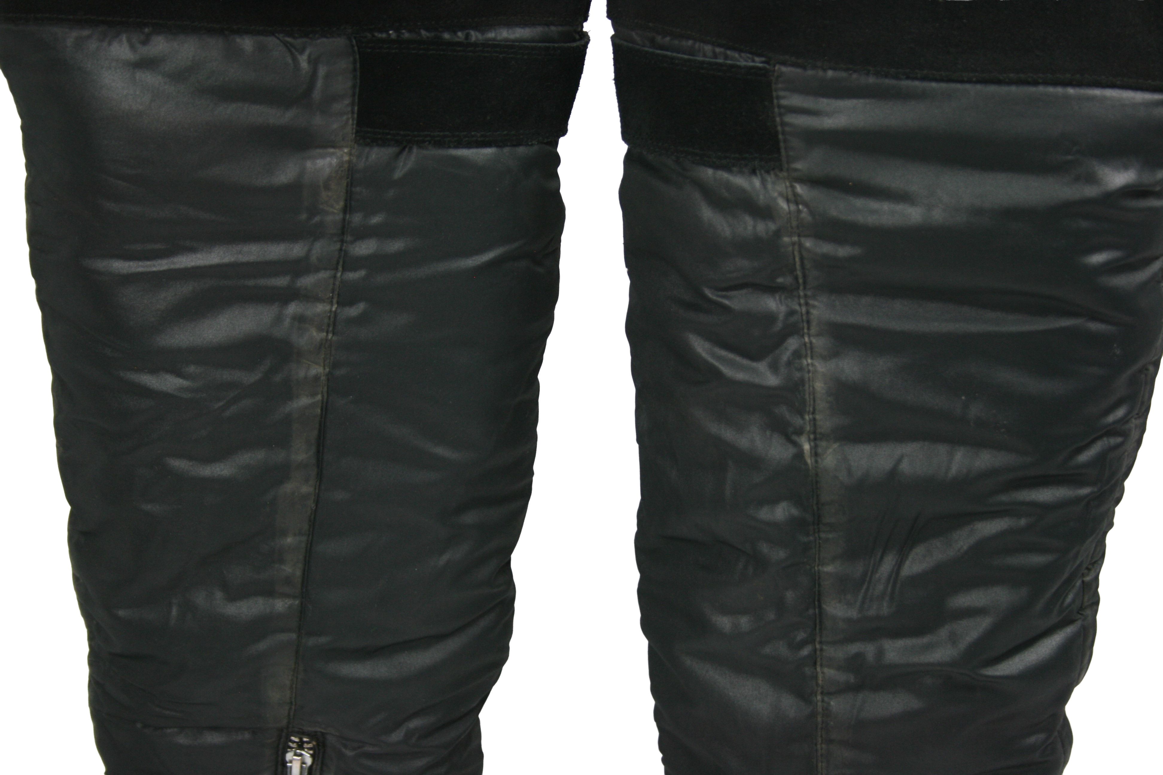 Miss Sixty 00S Y2K Straps Distressed Knee High Boots Vintage Size US 10 / IT 40 - 14 Thumbnail