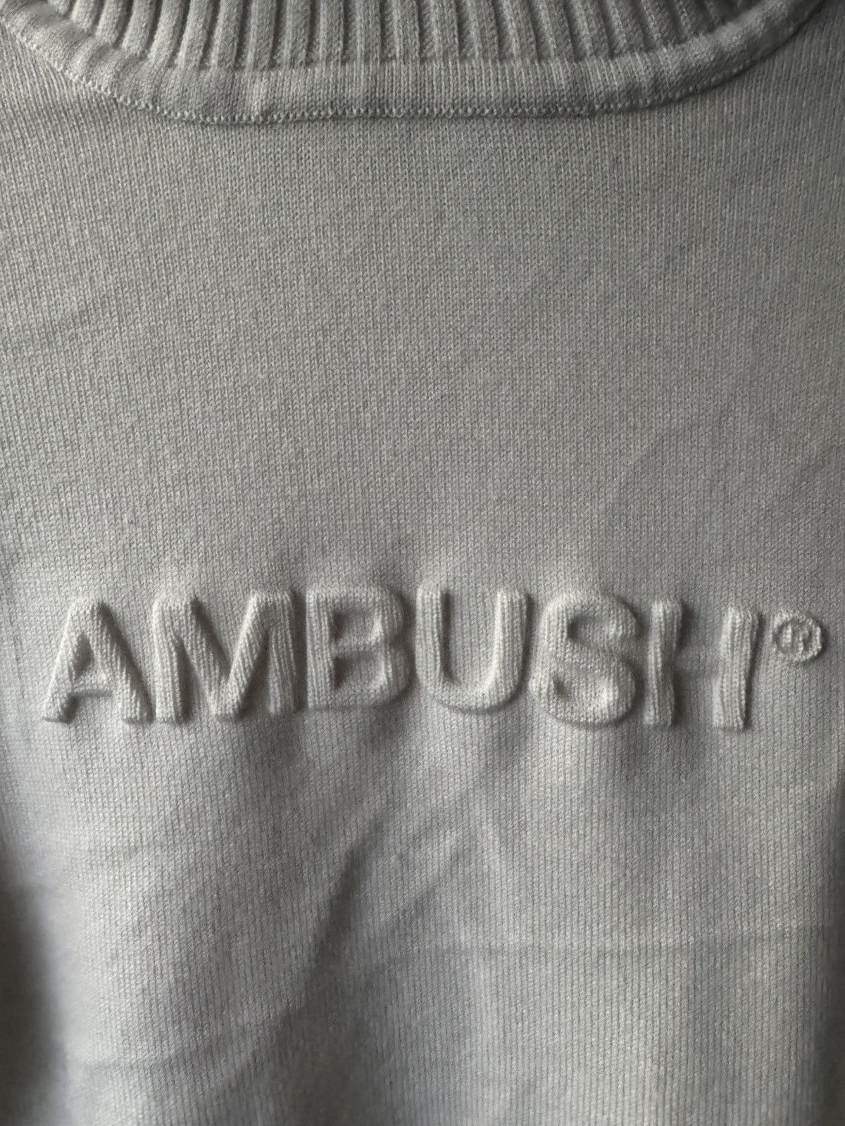 Ambush Design Ambush Embossed Logo Turtleneck Wool Sweater Size US M / EU 48-50 / 2 - 5 Thumbnail