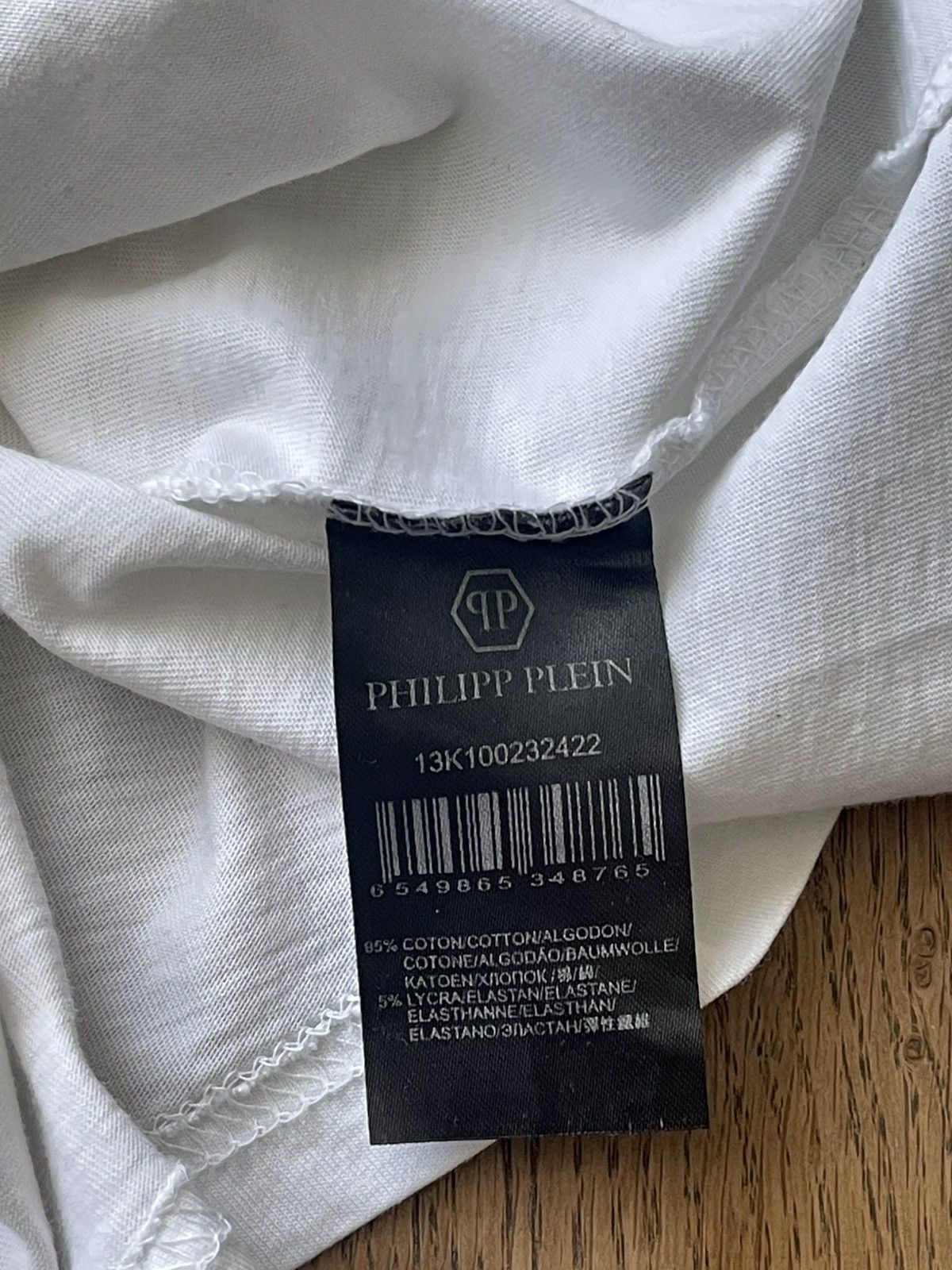 Philipp Plein Philipp Plein, Plein Kings 78 'Old' T-shirt Size-Large White Size US L / EU 52-54 / 3 - 6 Thumbnail