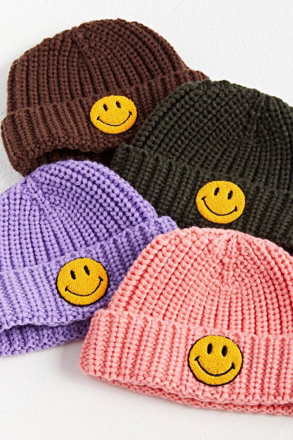 Market Urban Outfitters Market X Smiley Pink Cuffed Beanie NWOT Size ONE SIZE - 3 Thumbnail