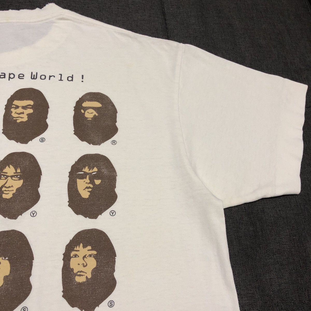 Bape × Nigo RARE OG Vintage 1999 Bape Head Show Tee Size US L / EU 52-54 / 3 - 11 Thumbnail